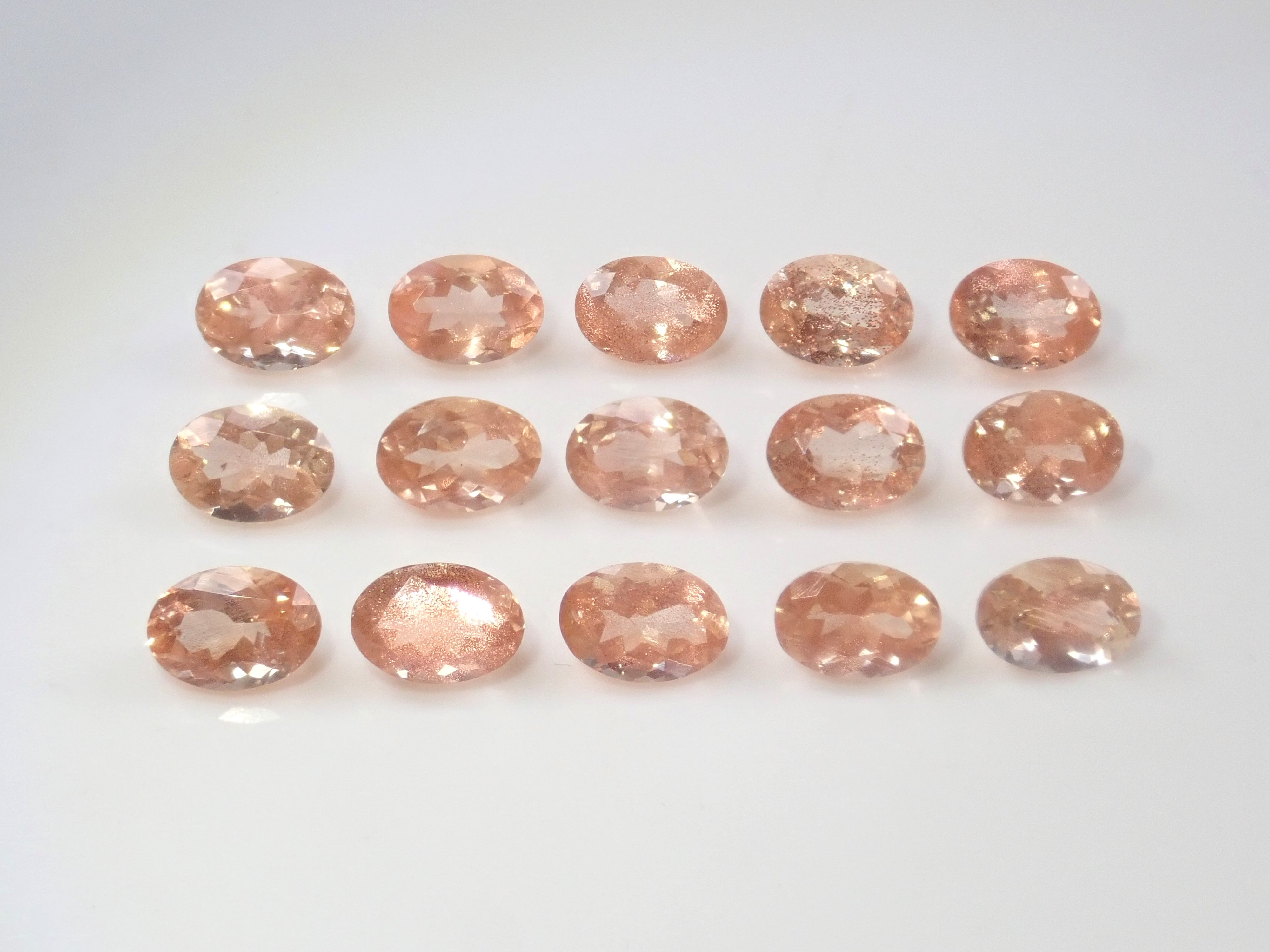 《限量24顆》美國俄勒岡日光石搭配美麗西拉💎(橢圓形切割,5 x 7mm)《多買有折扣》