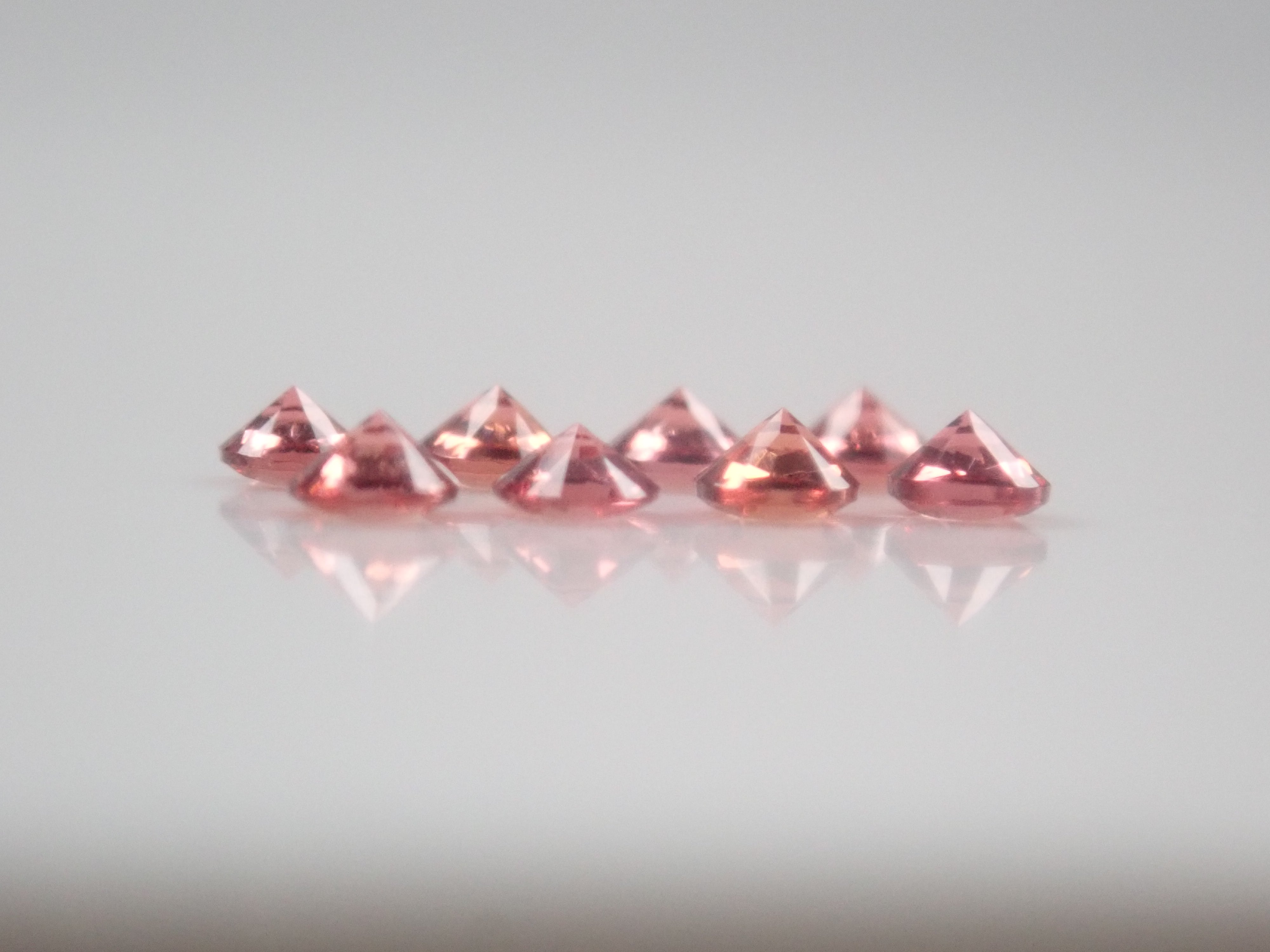 Limited to 8 stones - New in Tucson - Canadian Eudialite (Round Cut, Approx. 2mm) - Multiple purchase discounts available