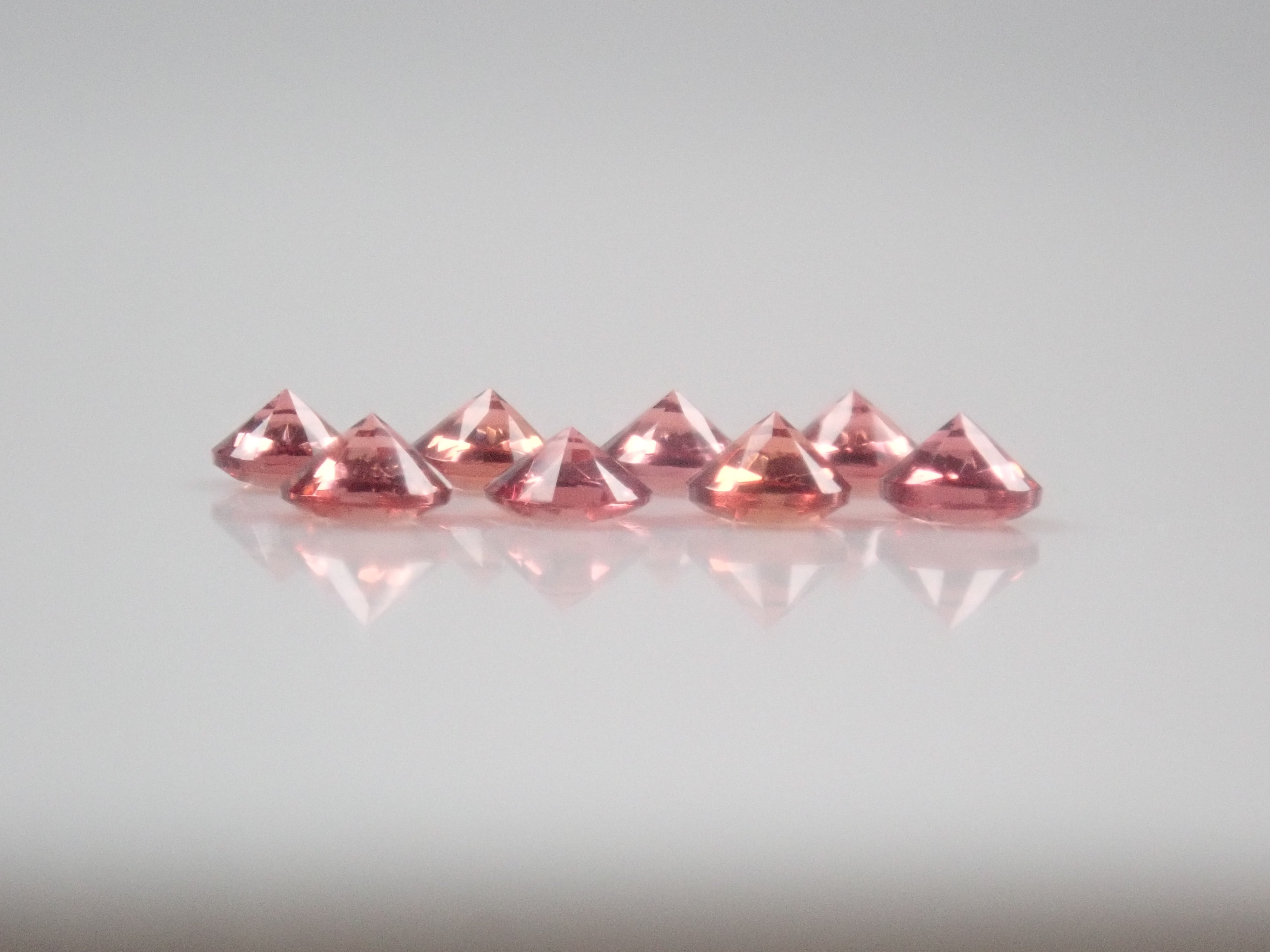 Limited to 8 stones - New in Tucson - Canadian Eudialite (Round Cut, Approx. 2mm) - Multiple purchase discounts available