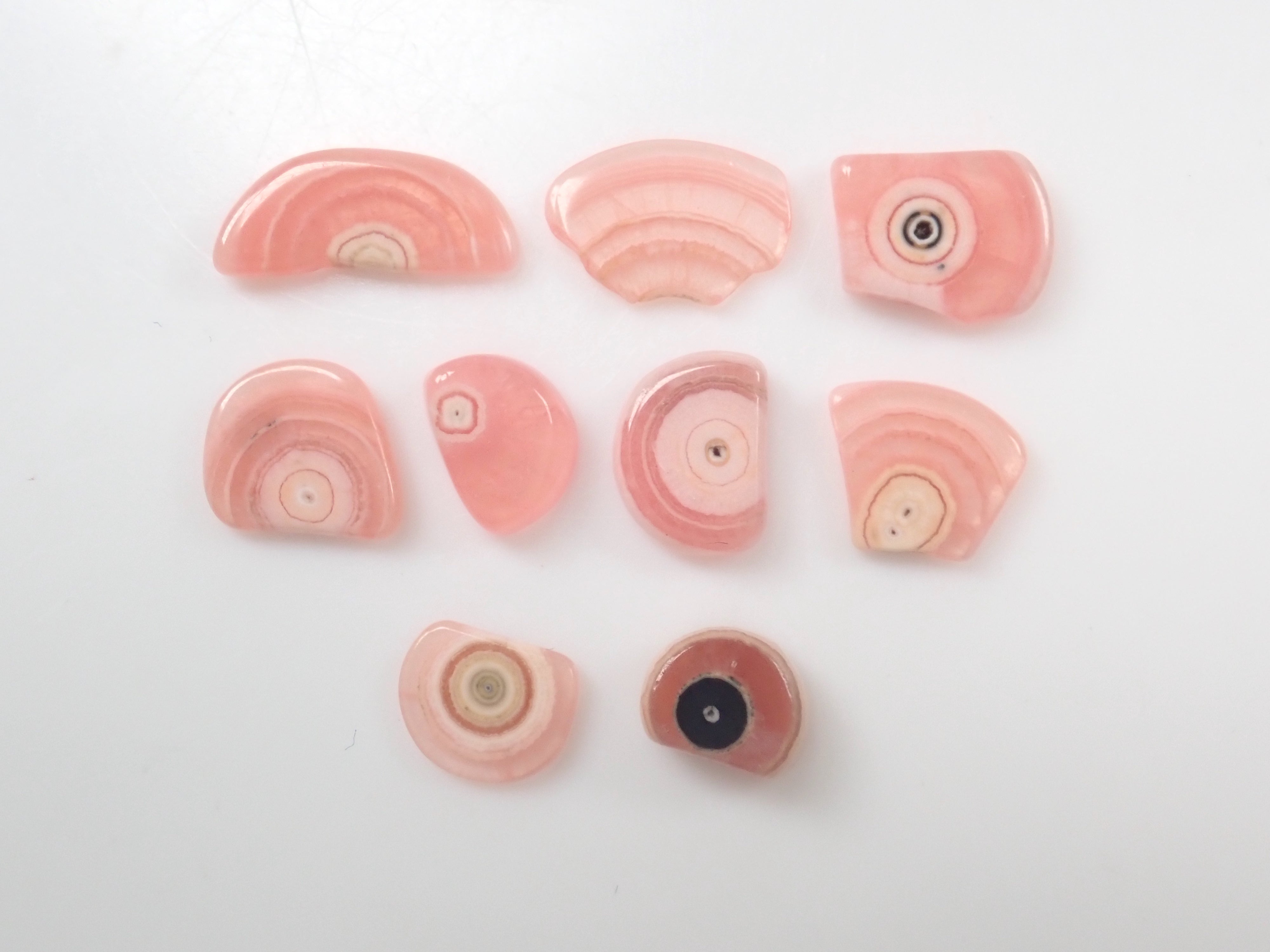 《9石限定》アルゼンチン産インカローズ(ロードクロサイト,平均1.2ct)《複数購入割引有》