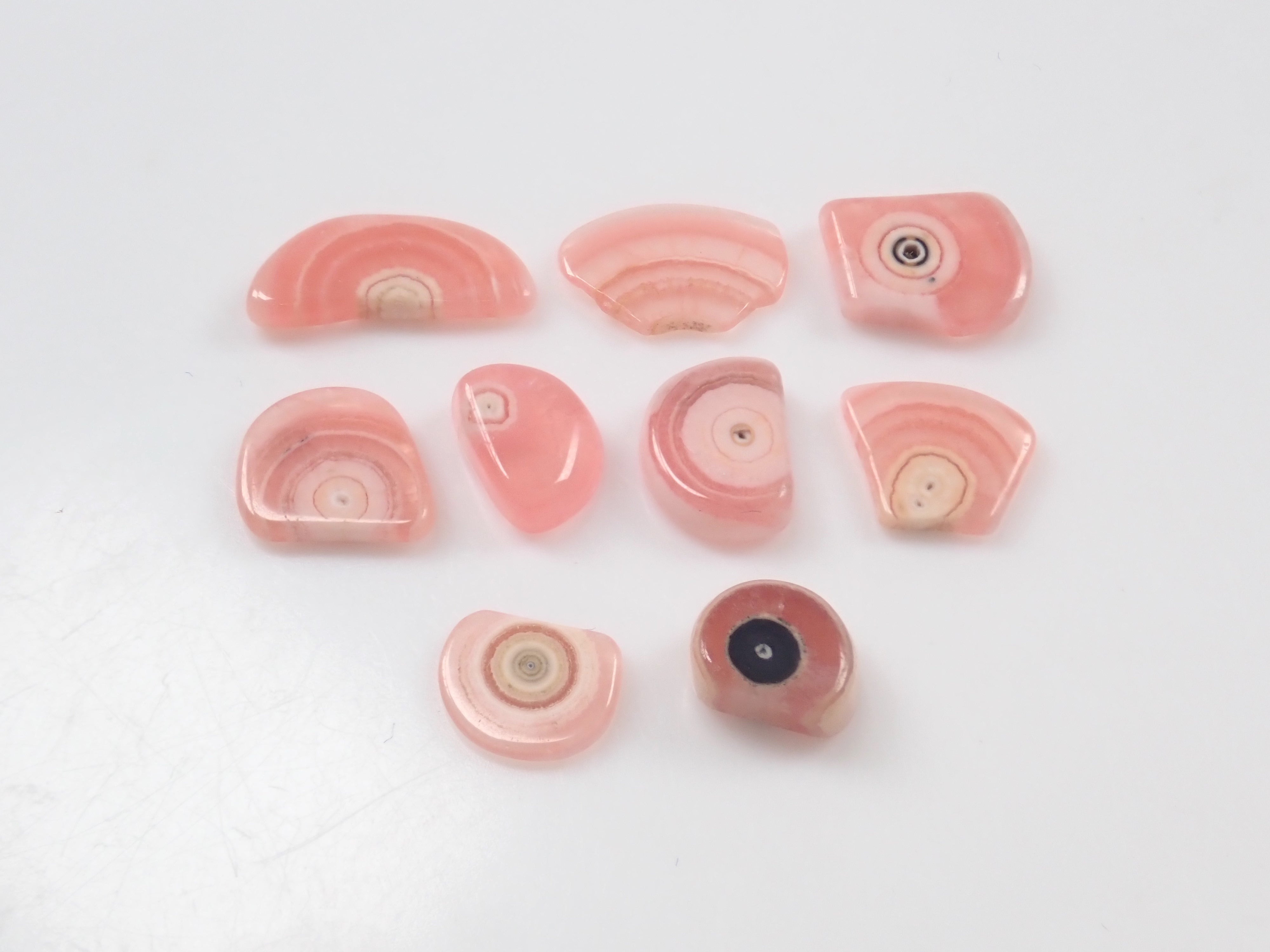《9石限定》アルゼンチン産インカローズ(ロードクロサイト,平均1.2ct)《複数購入割引有》