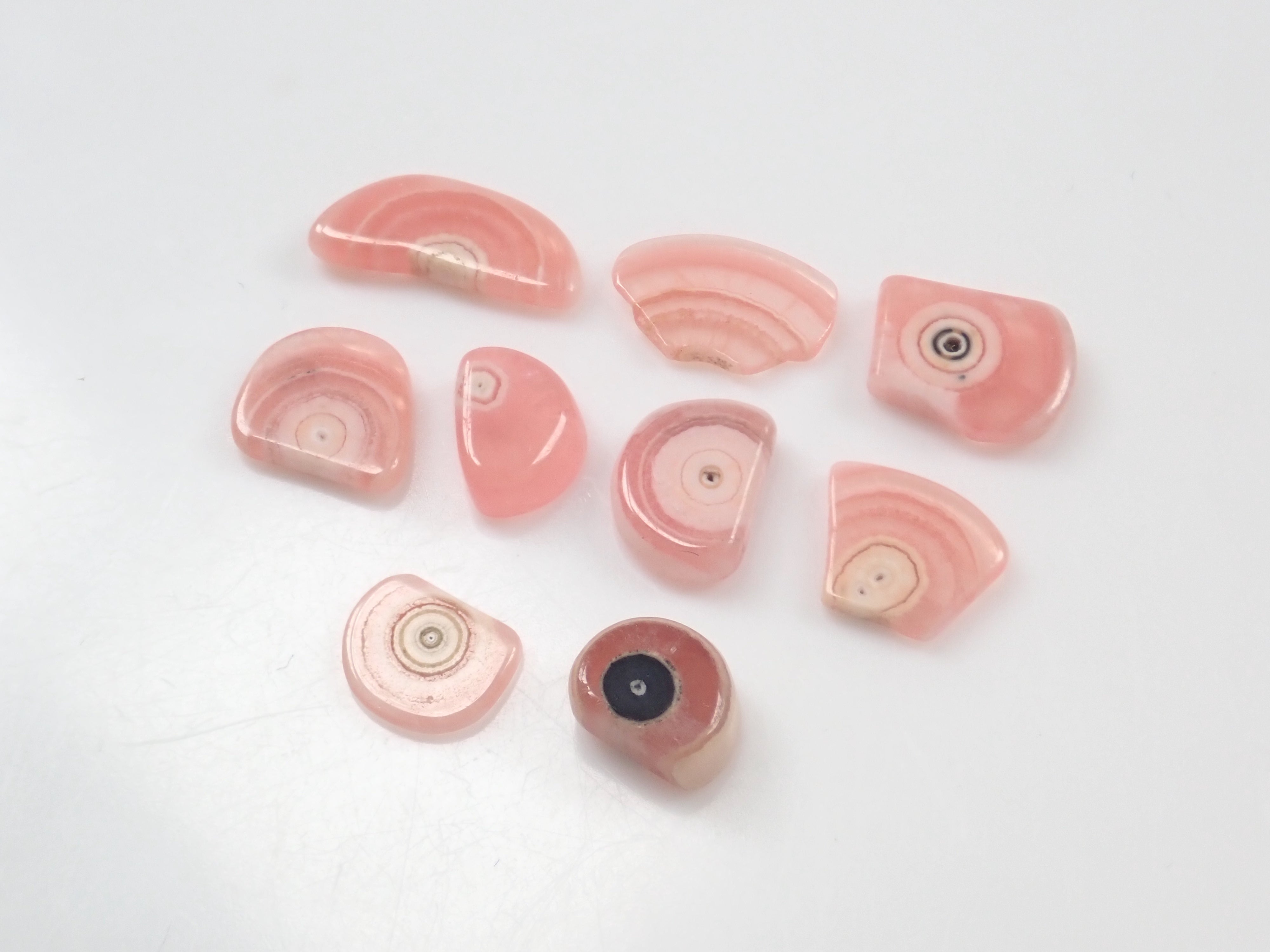 《9石限定》アルゼンチン産インカローズ(ロードクロサイト,平均1.2ct)《複数購入割引有》