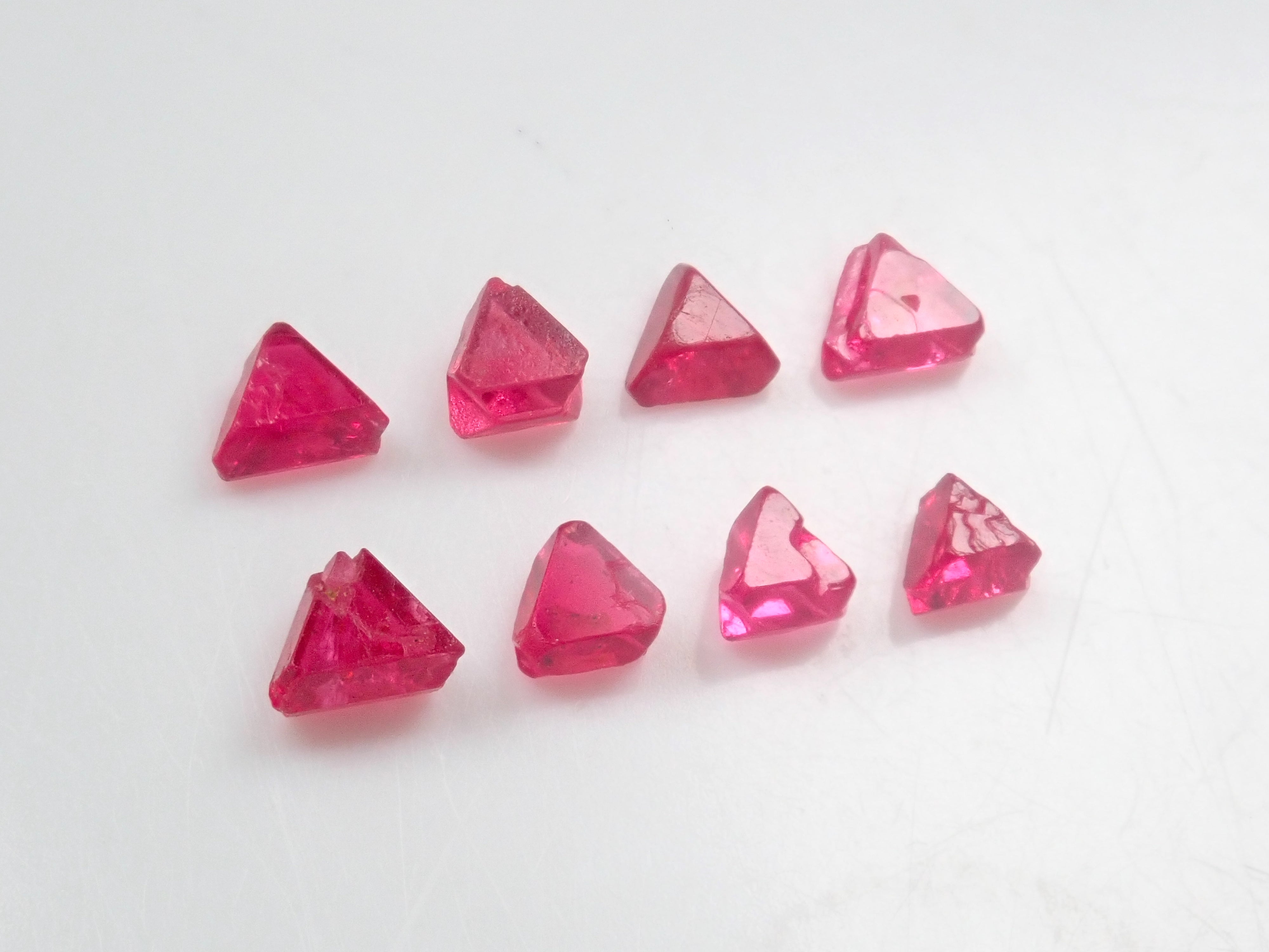 Limited to 8 stones: 1 red spinel rough stone from Myanmar. Discounts available for multiple purchases.