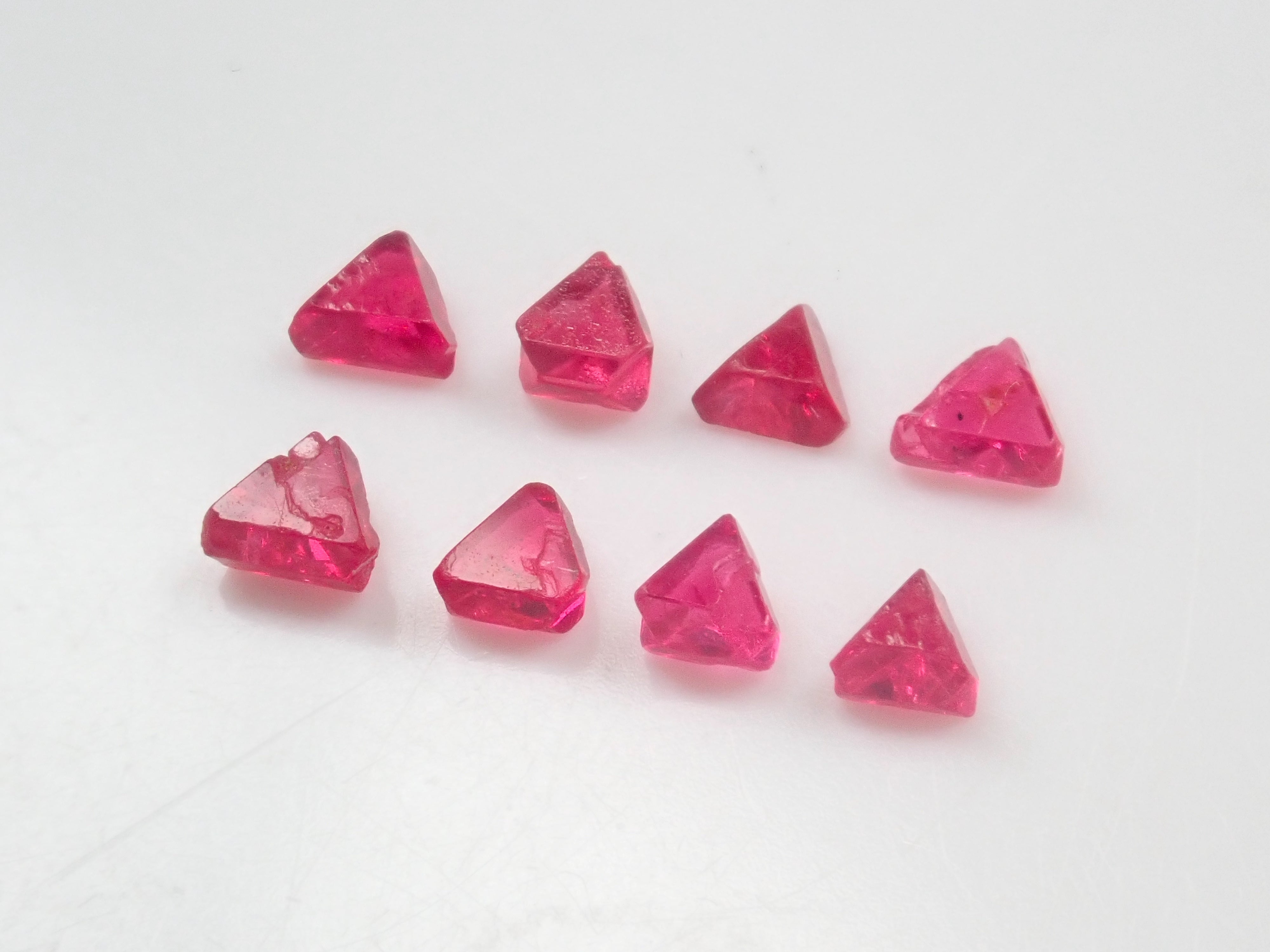 Limited to 8 stones: 1 red spinel rough stone from Myanmar. Discounts available for multiple purchases.
