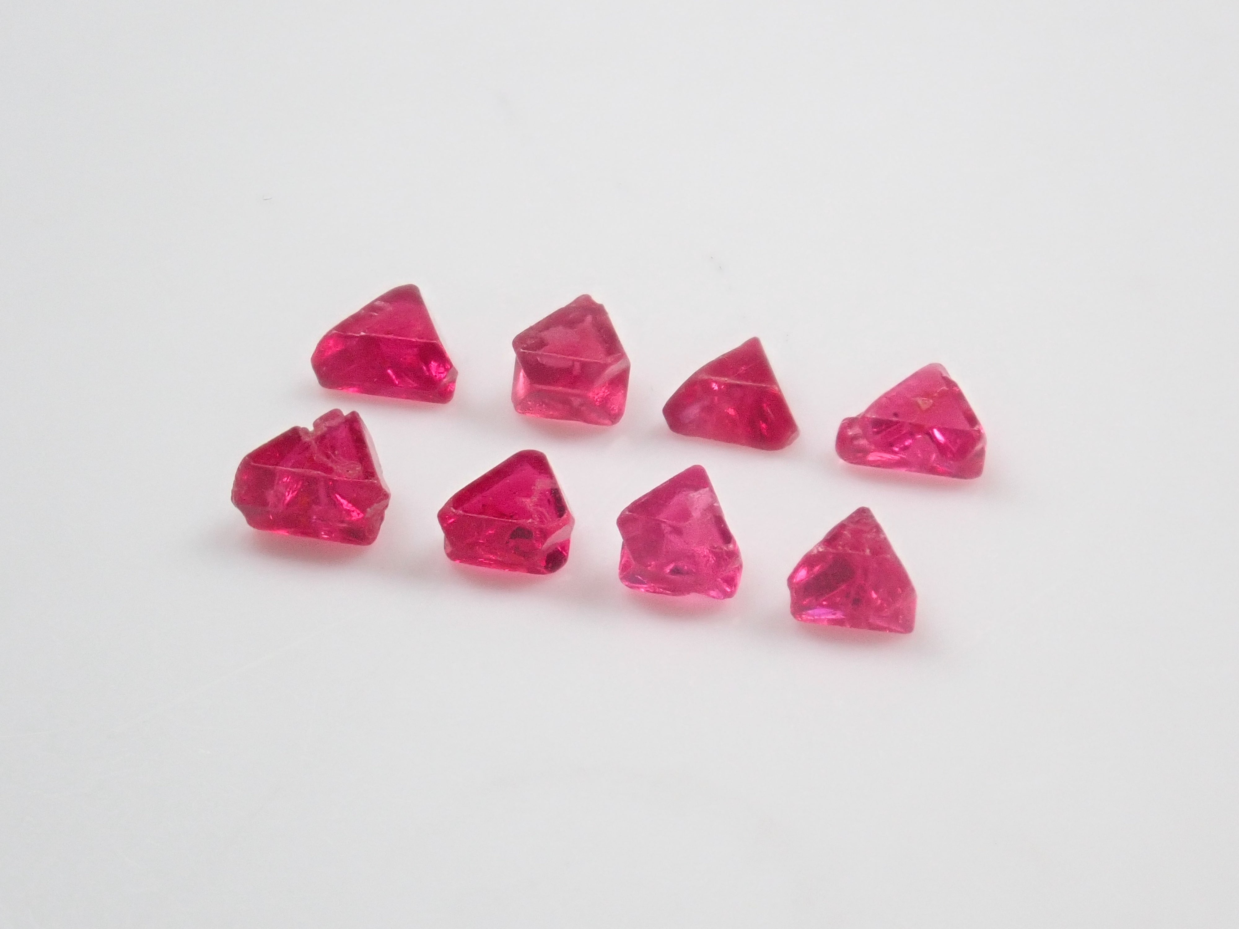 Limited to 8 stones: 1 red spinel rough stone from Myanmar. Discounts available for multiple purchases.