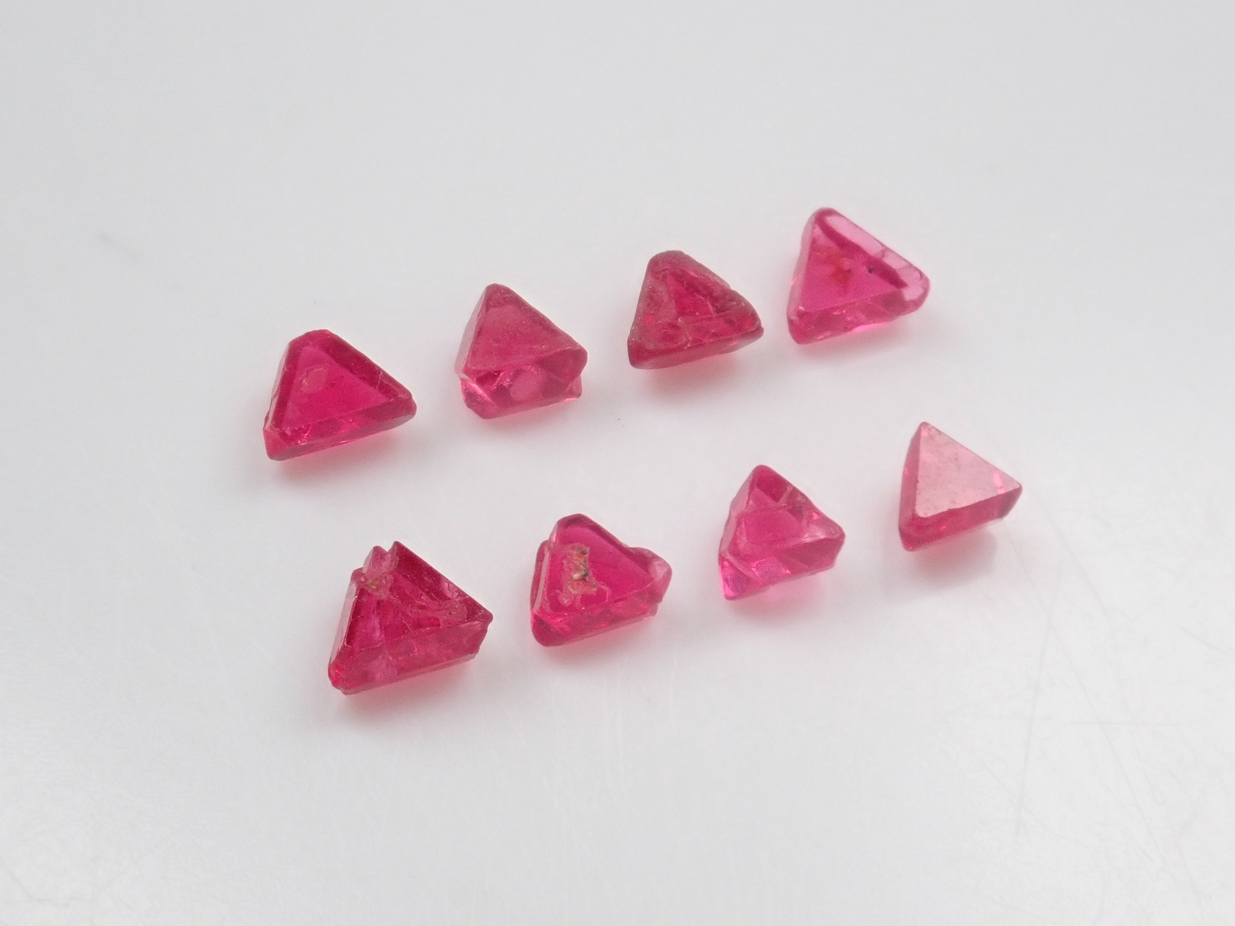 Limited to 8 stones: 1 red spinel rough stone from Myanmar. Discounts available for multiple purchases.