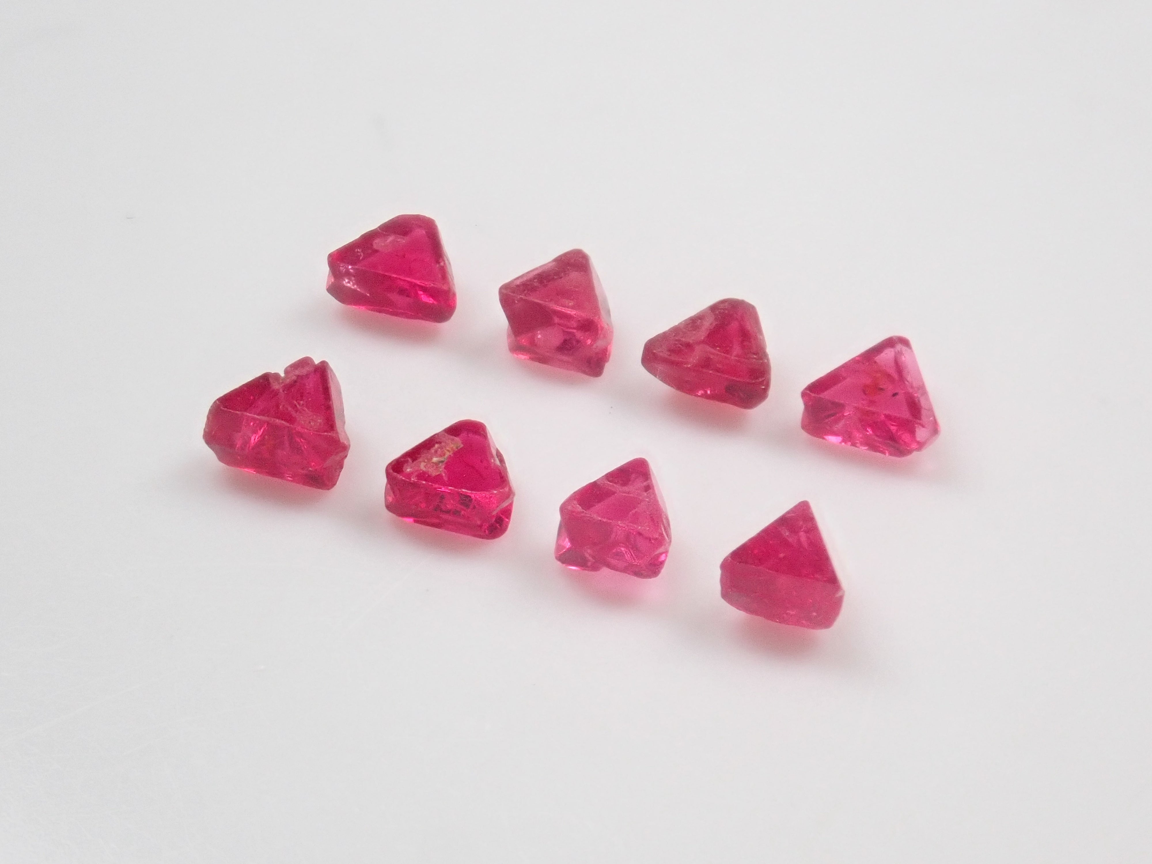 Limited to 8 stones: 1 red spinel rough stone from Myanmar. Discounts available for multiple purchases.