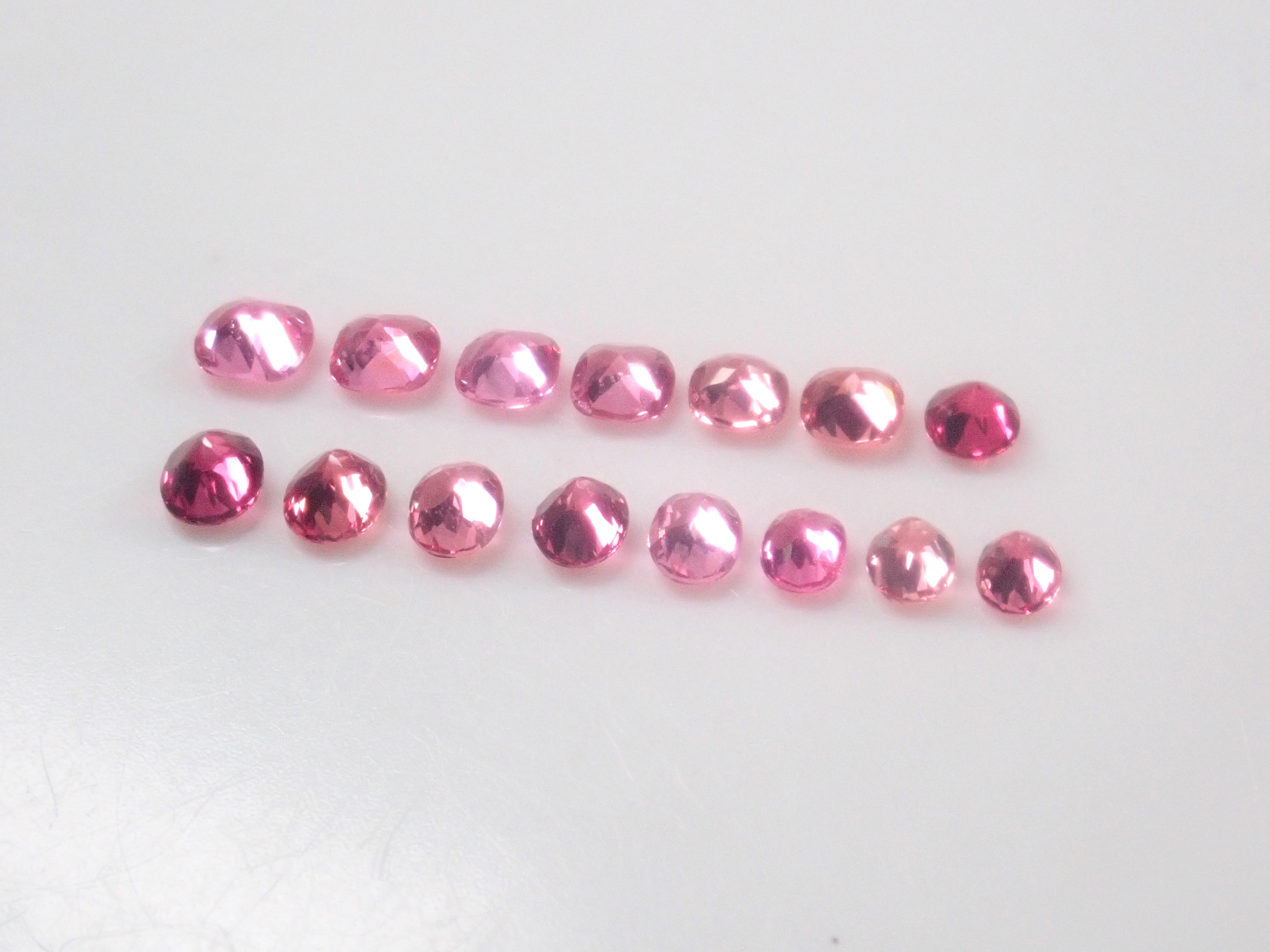 Limited to 6 stones: 1 loose pink spinel from Mahenge, Tanzania (round cut, 3.0mm) Discounts for multiple purchases