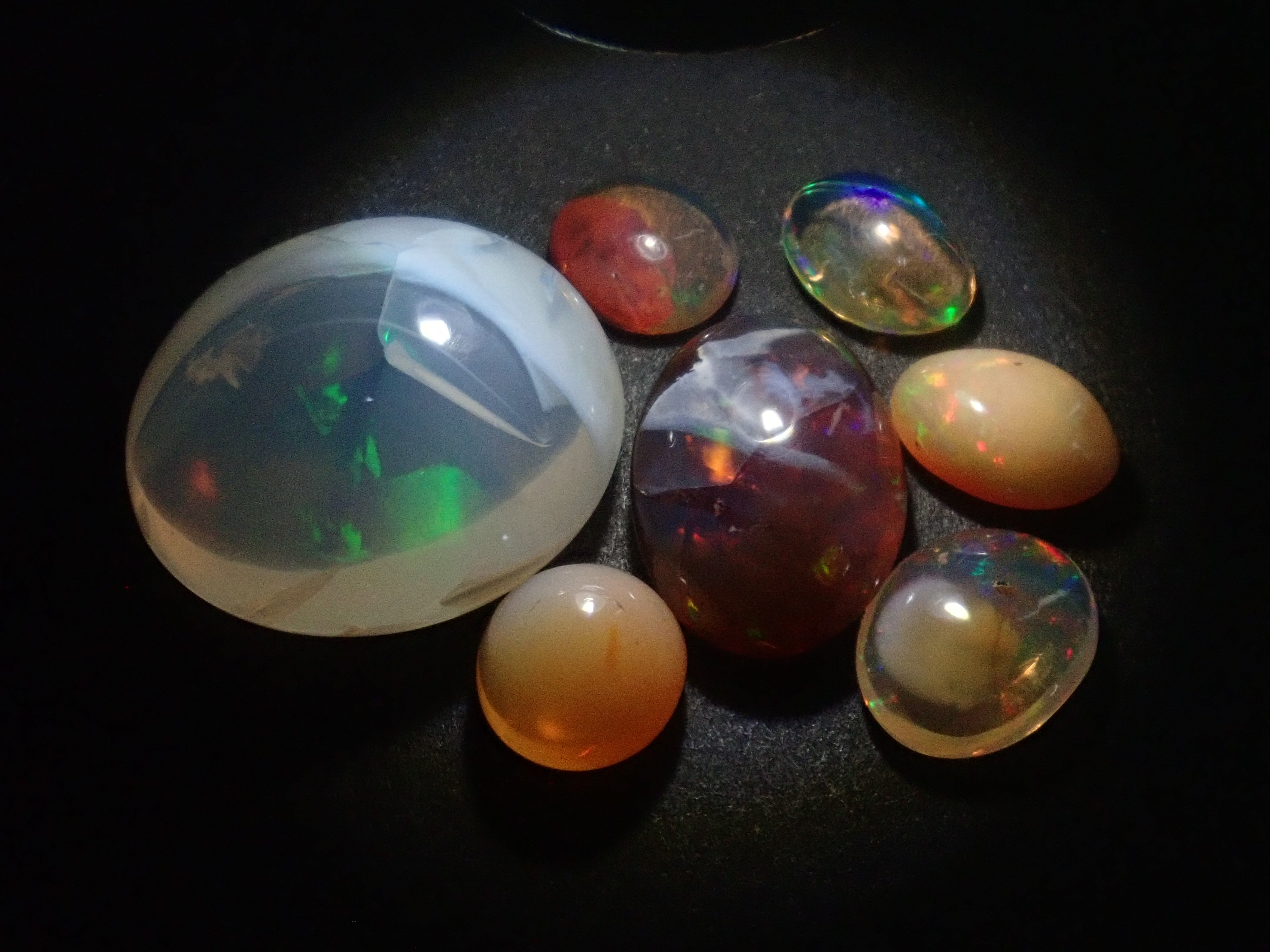 【5/2 22時販売】《限定7石》メキシコ産オパール 訳あり品含む最大11ct《複数購入割引有》