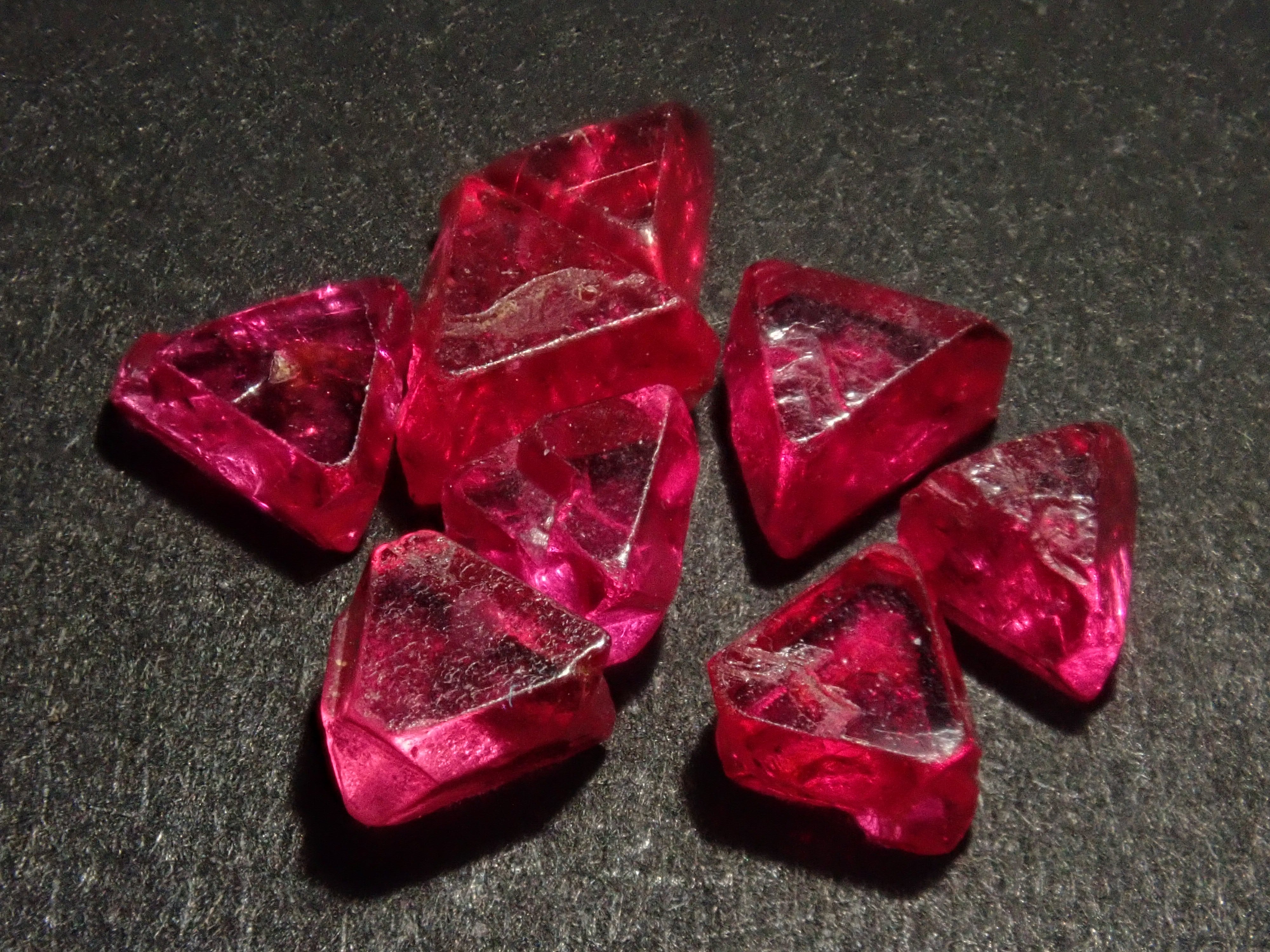 Limited to 8 stones: 1 red spinel rough stone from Myanmar. Discounts available for multiple purchases.