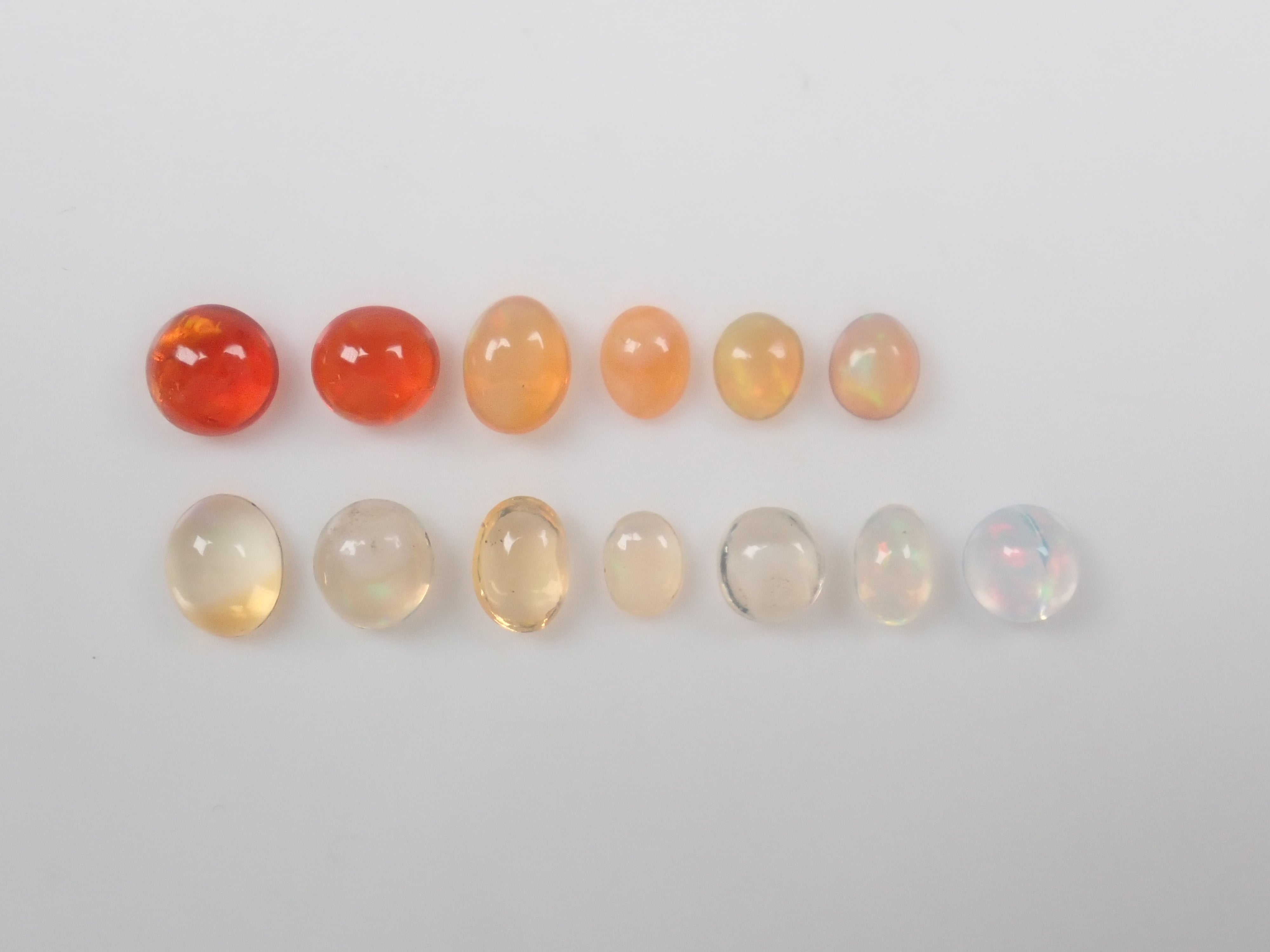 【3/8 22時販売】《ツーソン新着・限定13石》メキシコ産オパール 訳あり品含む(エッグインやウォーターオパール含む)《複数購入割引有》