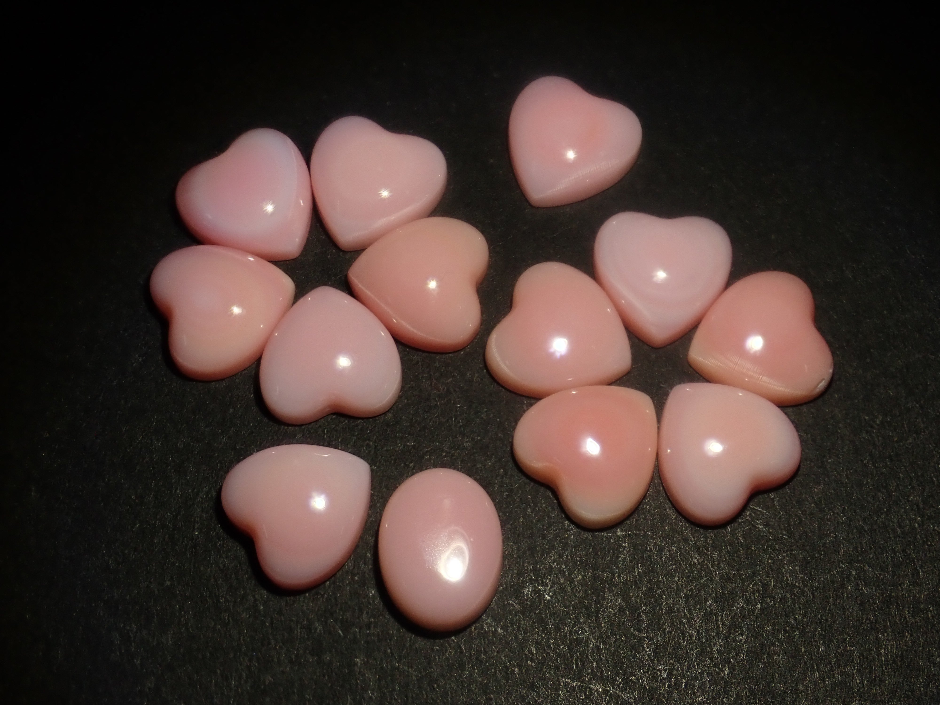 【1/31 22時販売】《限定15石》レアなセミホワイトカラーや火焔模様入り含むドミニカ共和国産コンクパール&シェルガチャ1石ルース《複数購入割引有》