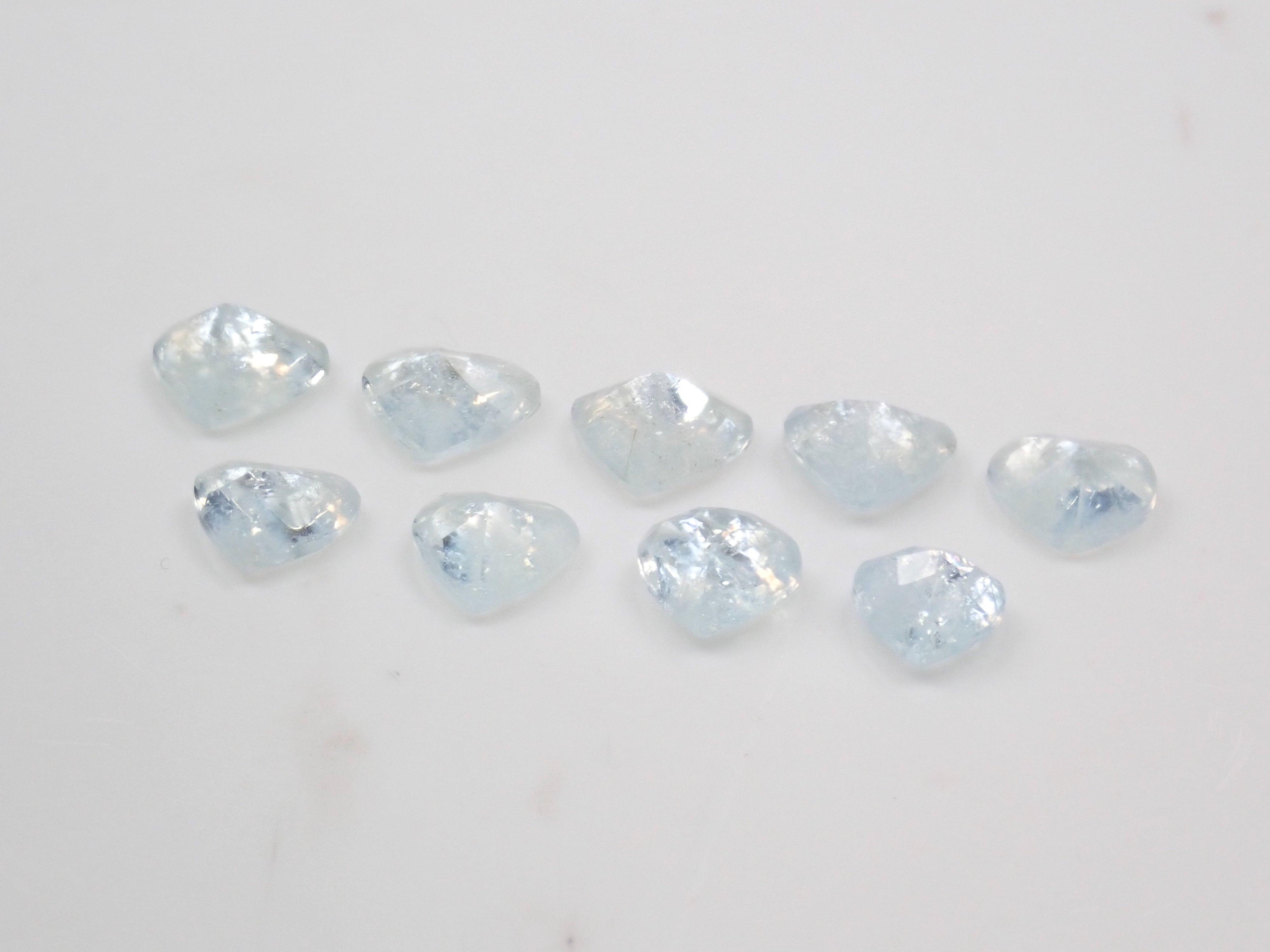 Brazilian Rainbow Aquamarine (Iridescent Aquamarine) Loose Stone (Heart Shape) (Multiple Purchase Discounts Available)