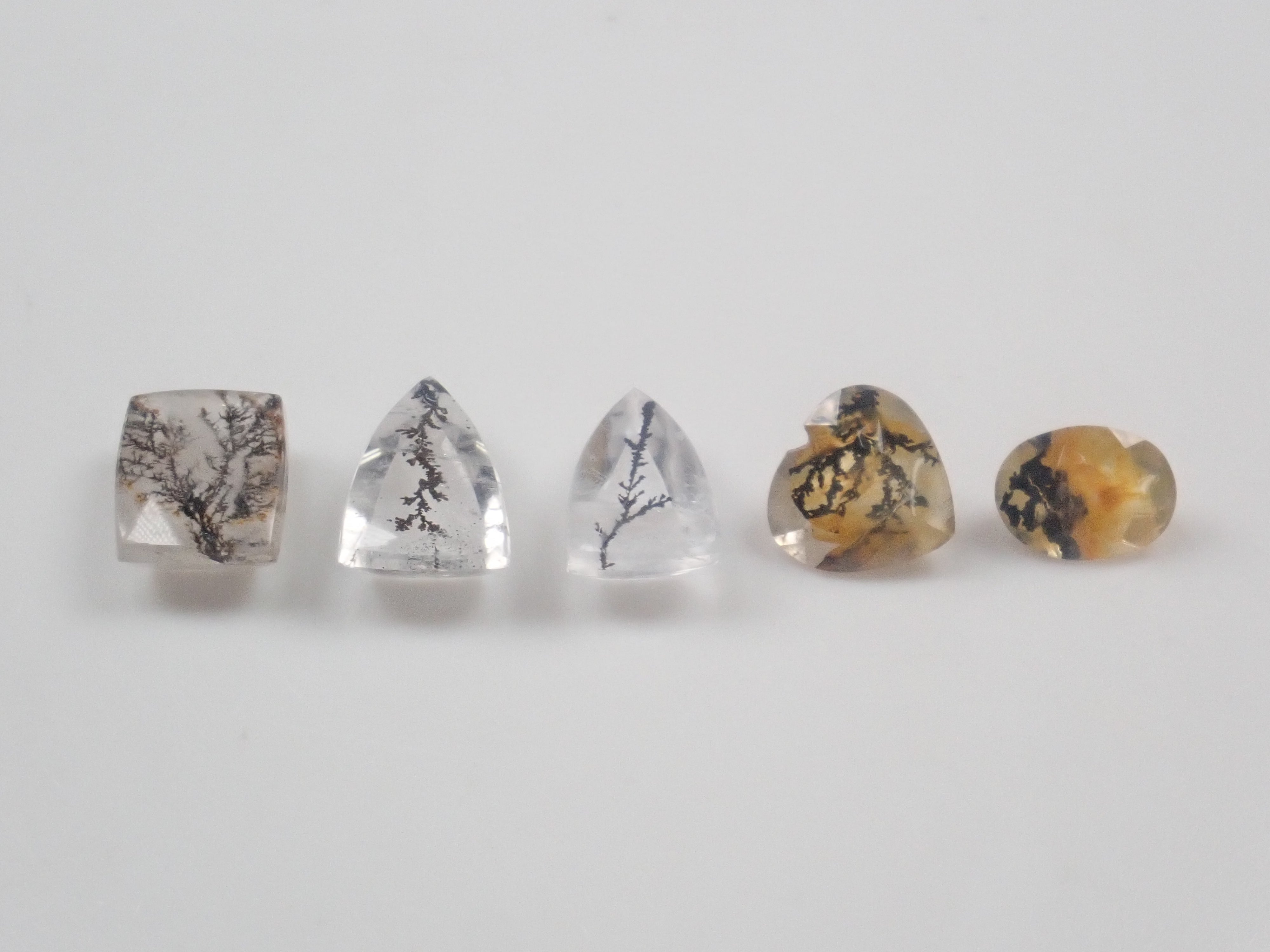 【2/22 22時販売】《限定6石》ブラジル産デンドリティッククォーツ(ツーソン新着, 平均2.5ct)《複数購入割引有》