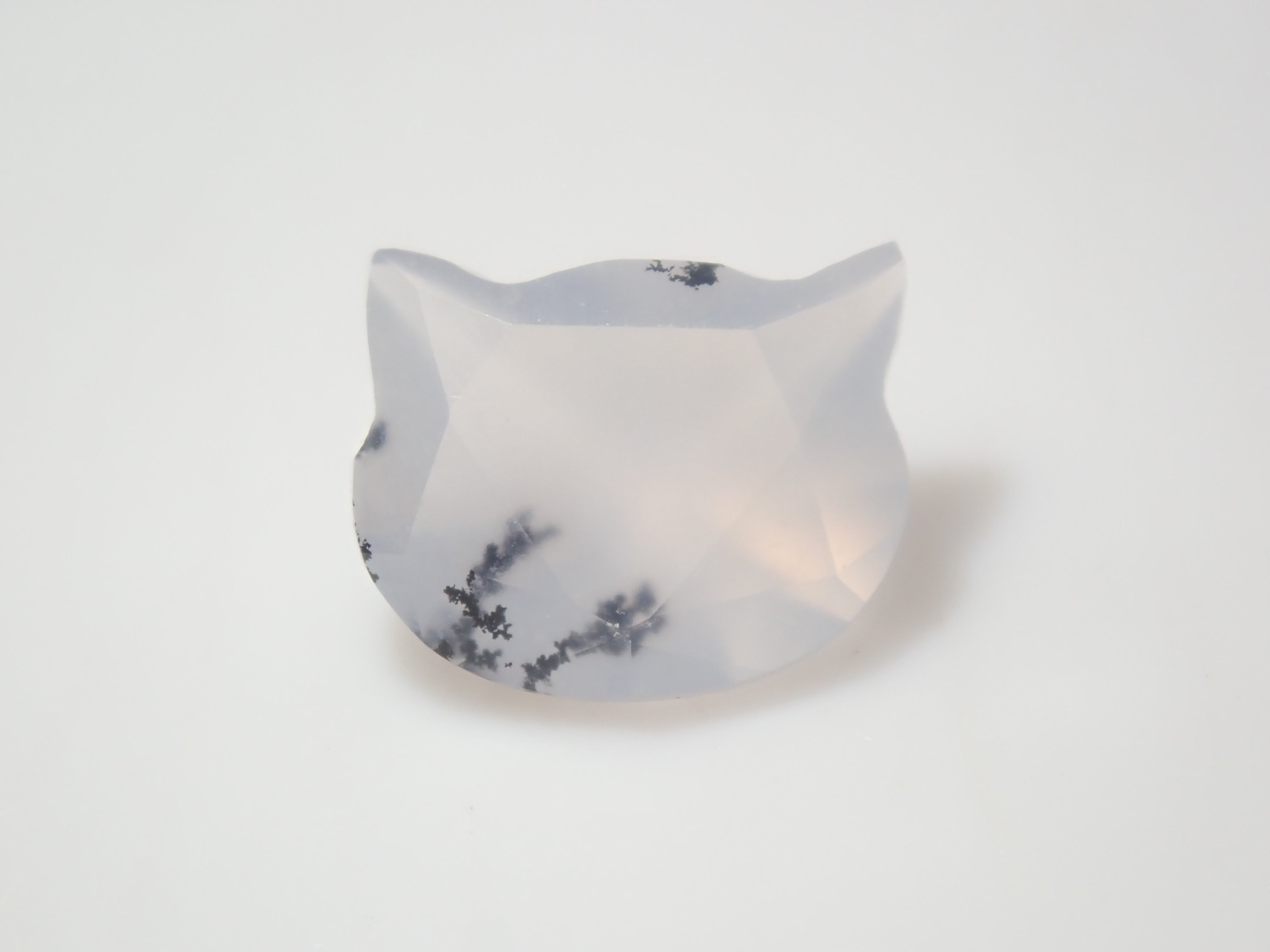 【10/13 22時販売】《限定8石》ブラジル産デンドリティッククォーツの子猫カット1石ルース(初心者向け)(5mm)《複数購入割引有》