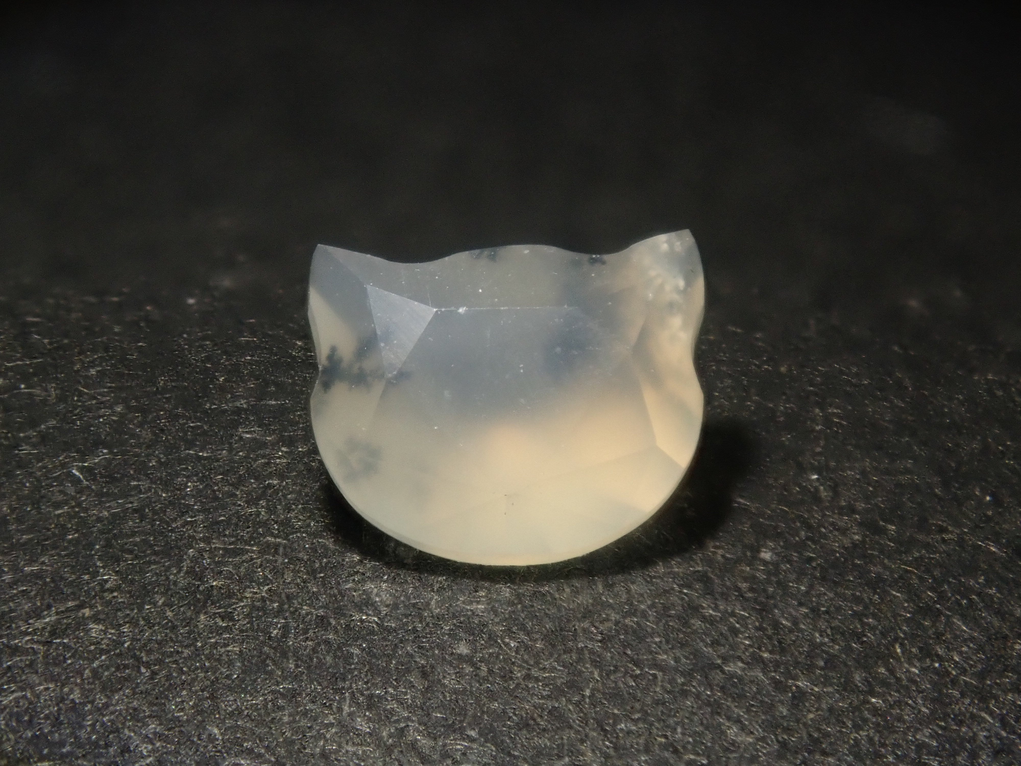 【10/13 22時販売】《限定8石》ブラジル産デンドリティッククォーツの子猫カット1石ルース(初心者向け)(5mm)《複数購入割引有》
