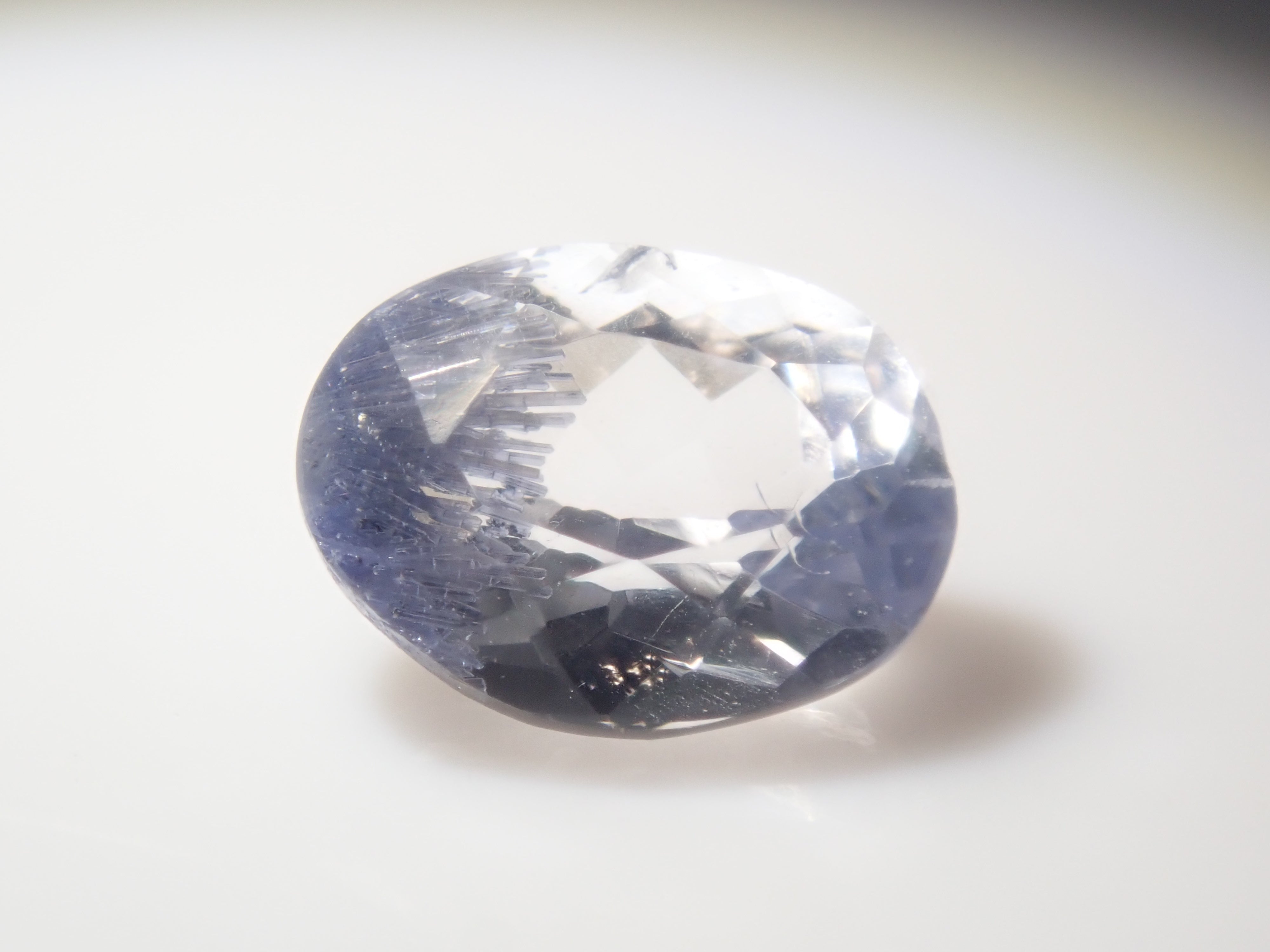 【2/23 22時販売】《限定12石》ツーソン新着の良質なブラジル産デュモルチェライトインクォーツ(ファセットカット)《複数購入割引有》