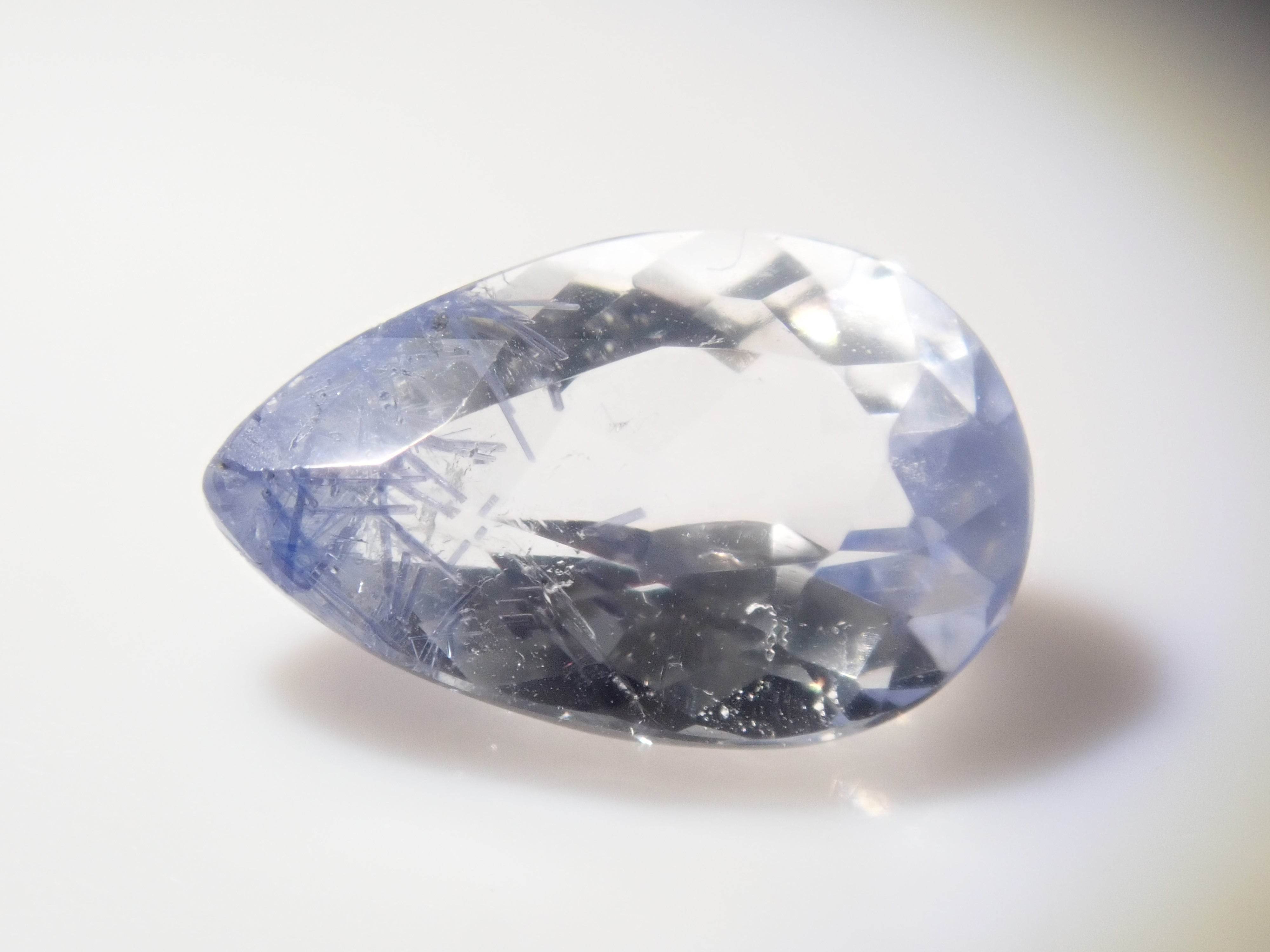 【2/23 22時販売】《限定12石》ツーソン新着の良質なブラジル産デュモルチェライトインクォーツ(ファセットカット)《複数購入割引有》