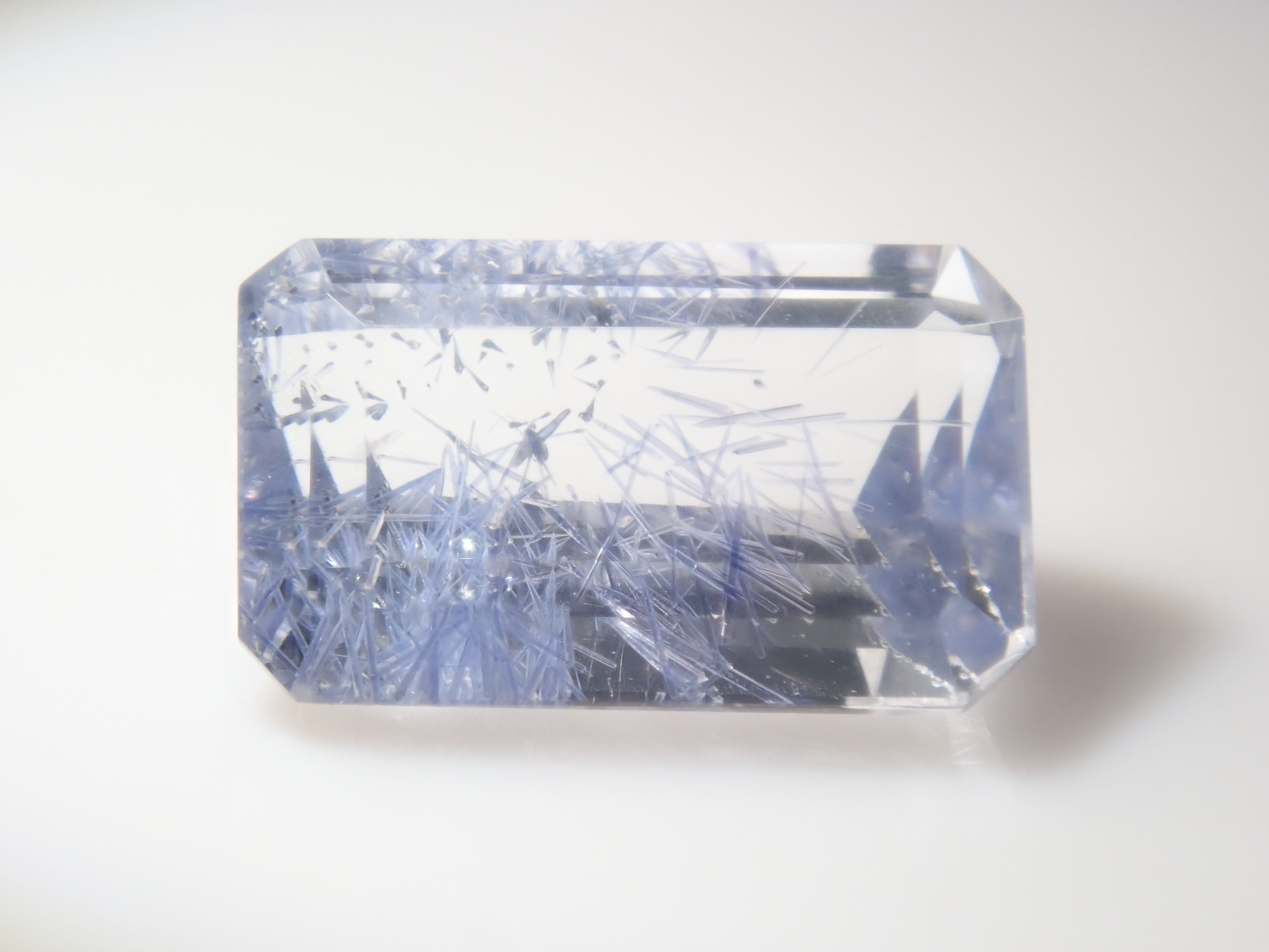 【2/23 22時販売】《限定12石》ツーソン新着の良質なブラジル産デュモルチェライトインクォーツ(ファセットカット)《複数購入割引有》