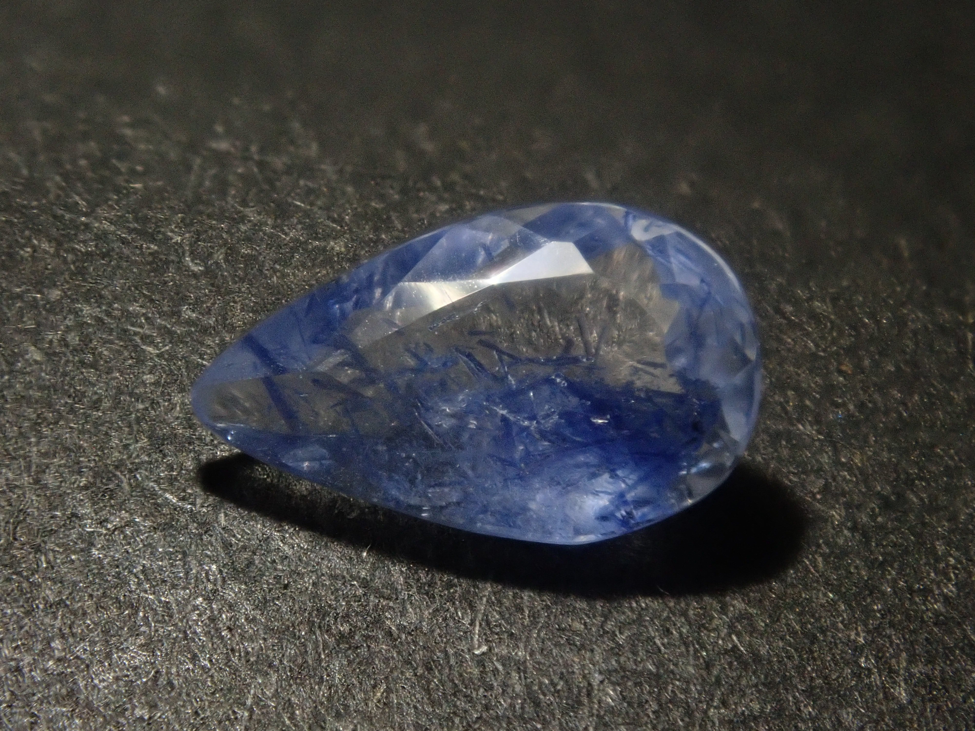 【2/23 22時販売】《限定12石》ツーソン新着の良質なブラジル産デュモルチェライトインクォーツ(ファセットカット)《複数購入割引有》