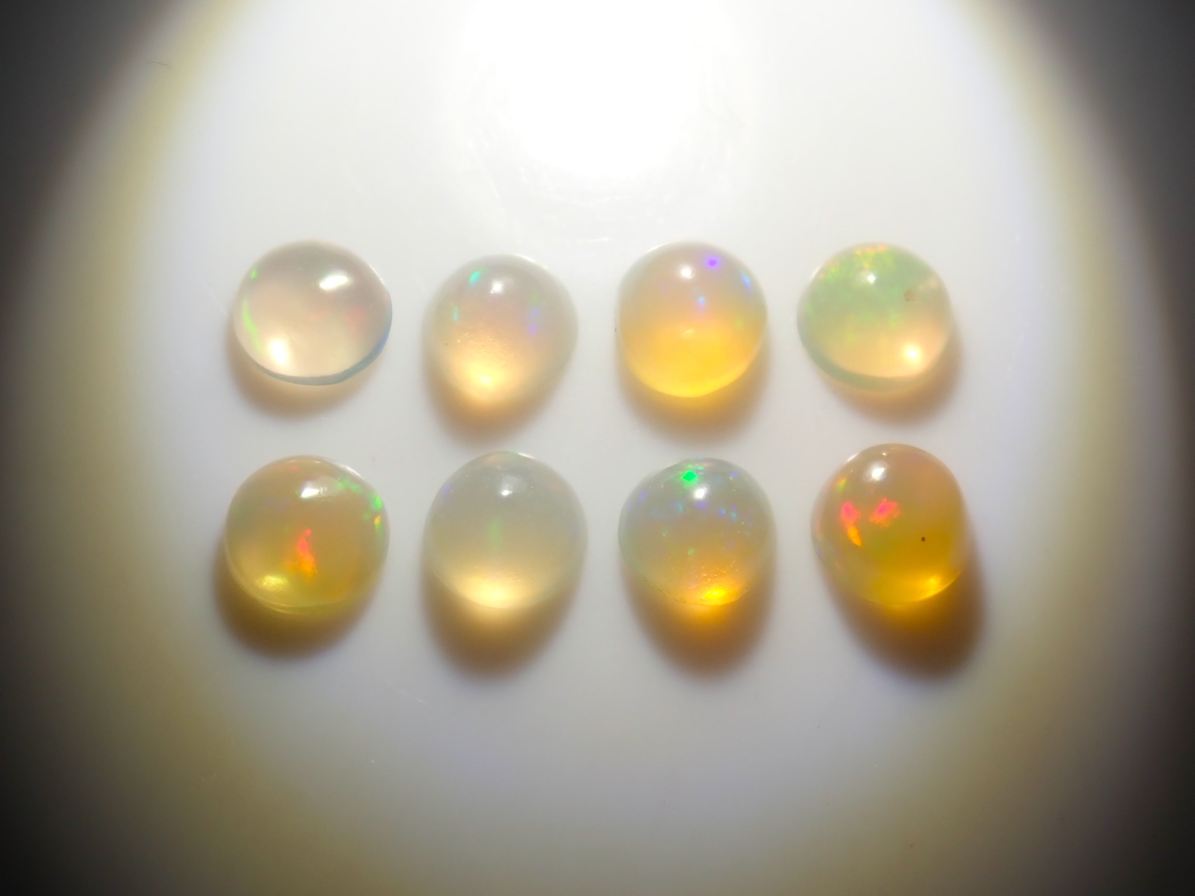 【宝石商の道具】白色ペンライト(ルース向け)・ルース3点セット