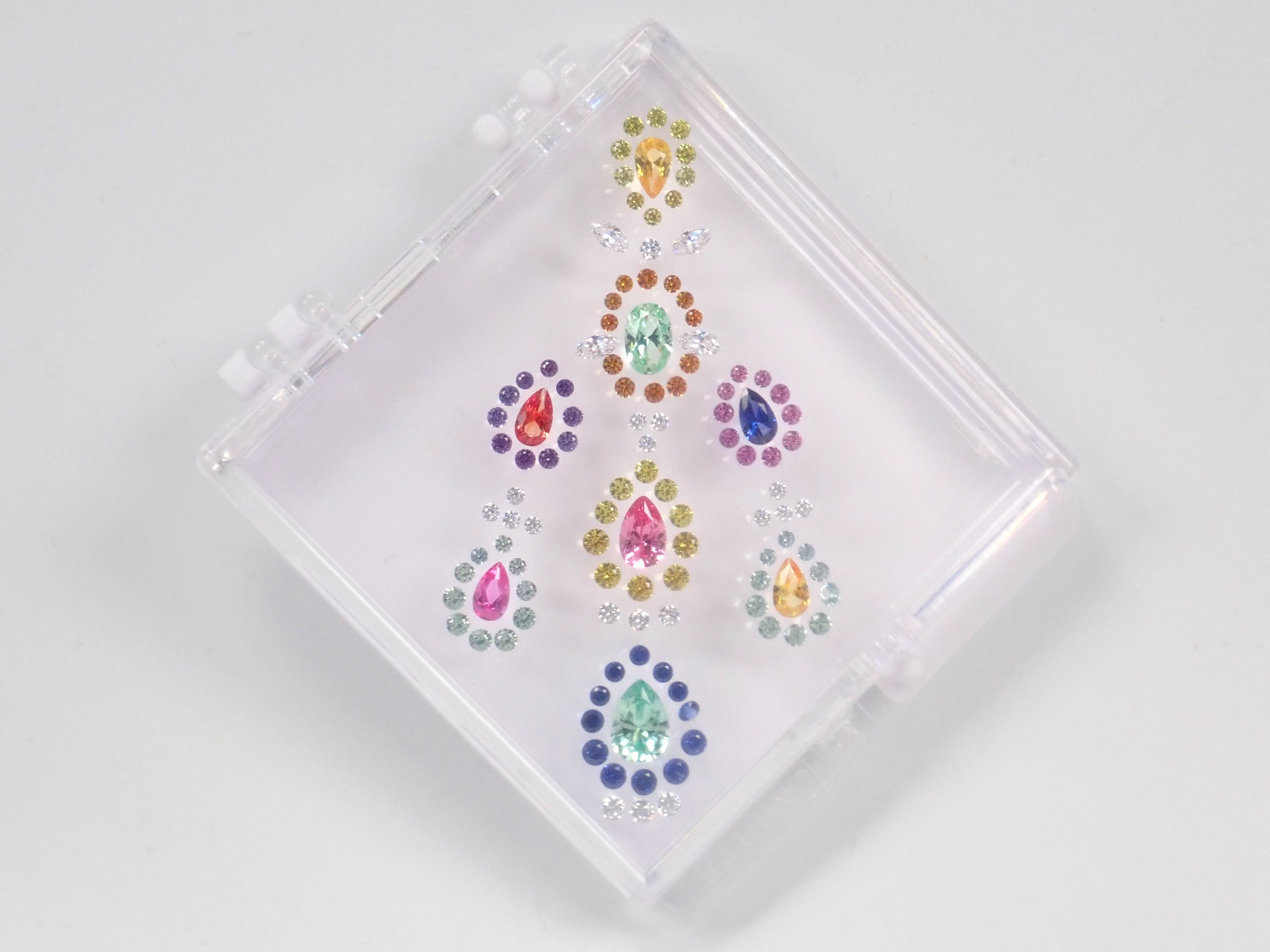 《限定1セット》合成サファイア&キュービックジルコニア《複数購入割引有》