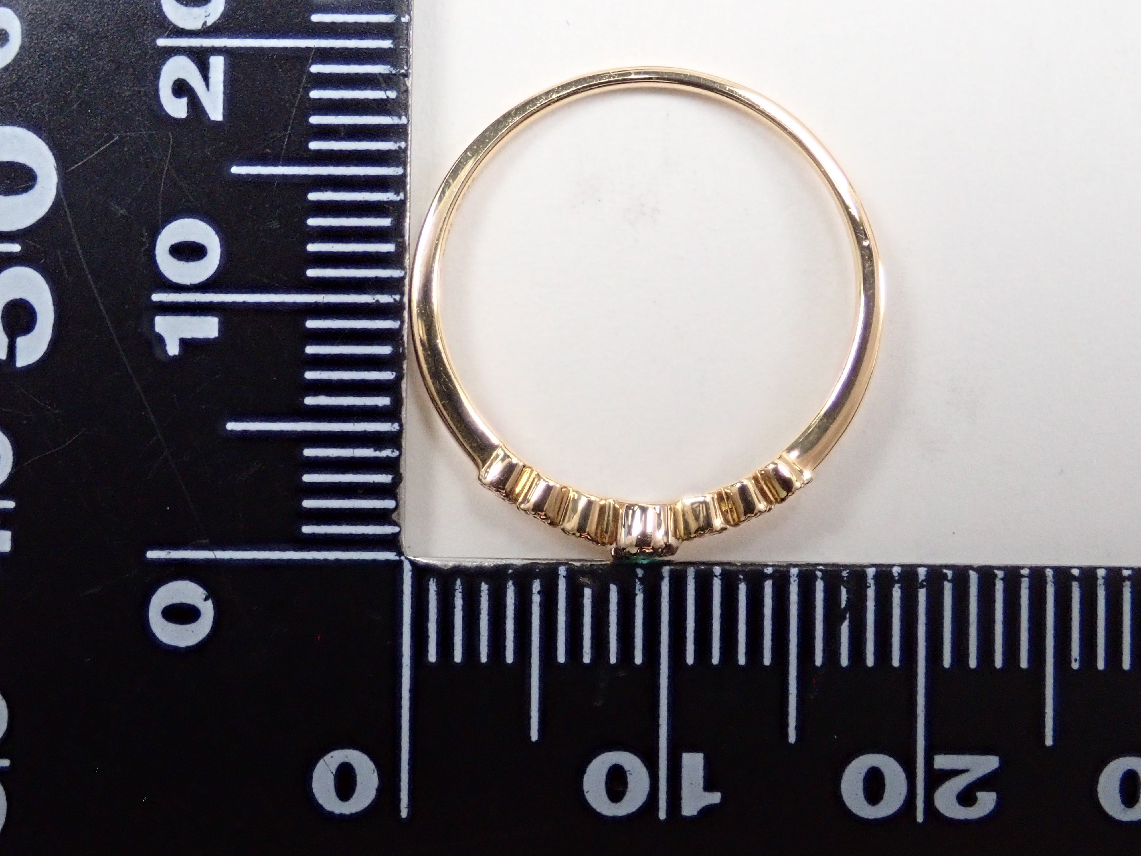 K18YG ブラジル産パライバトルマリン 0.031ct リング