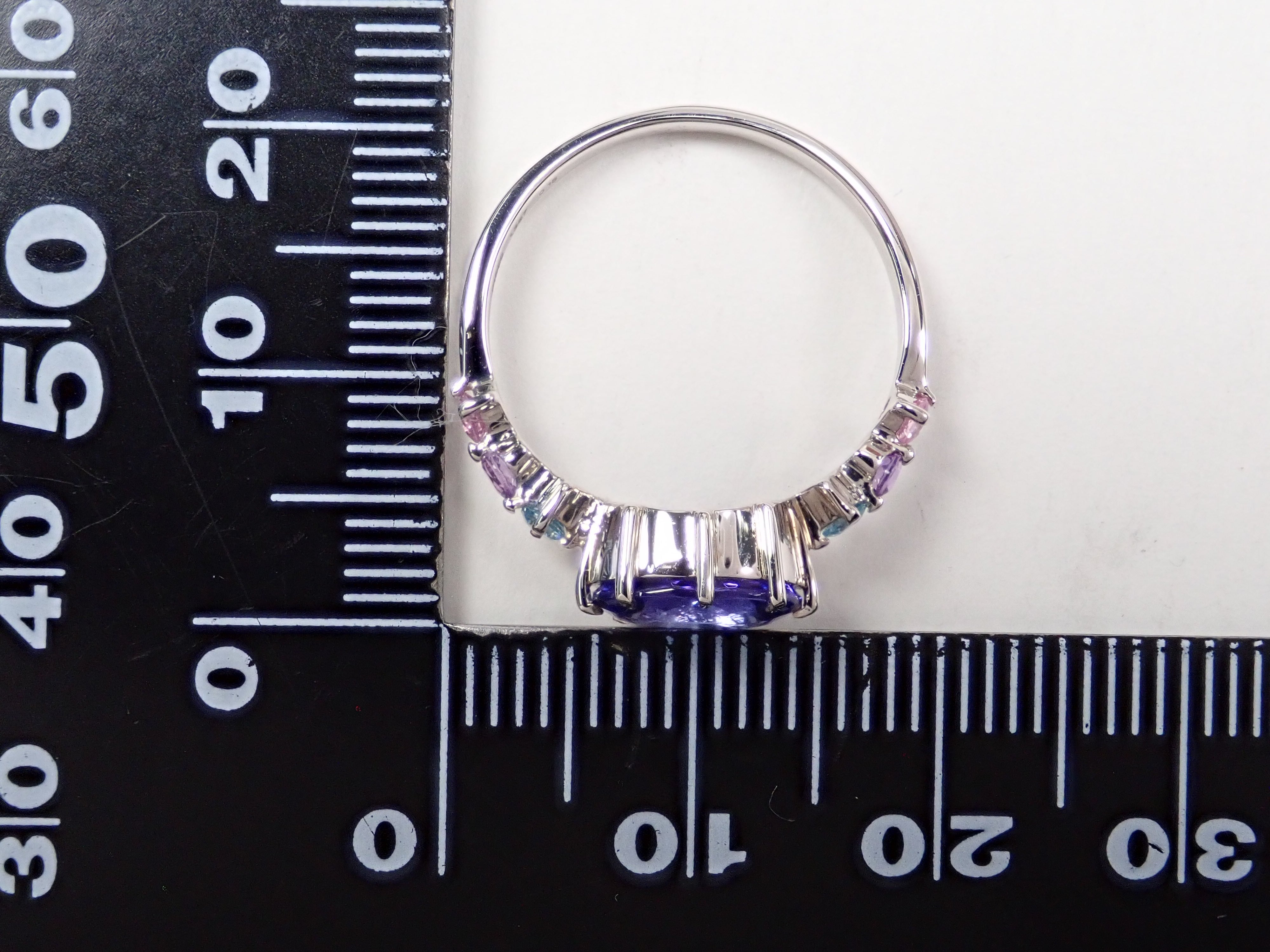 Pt950 タンザナイト 1.357ct リング