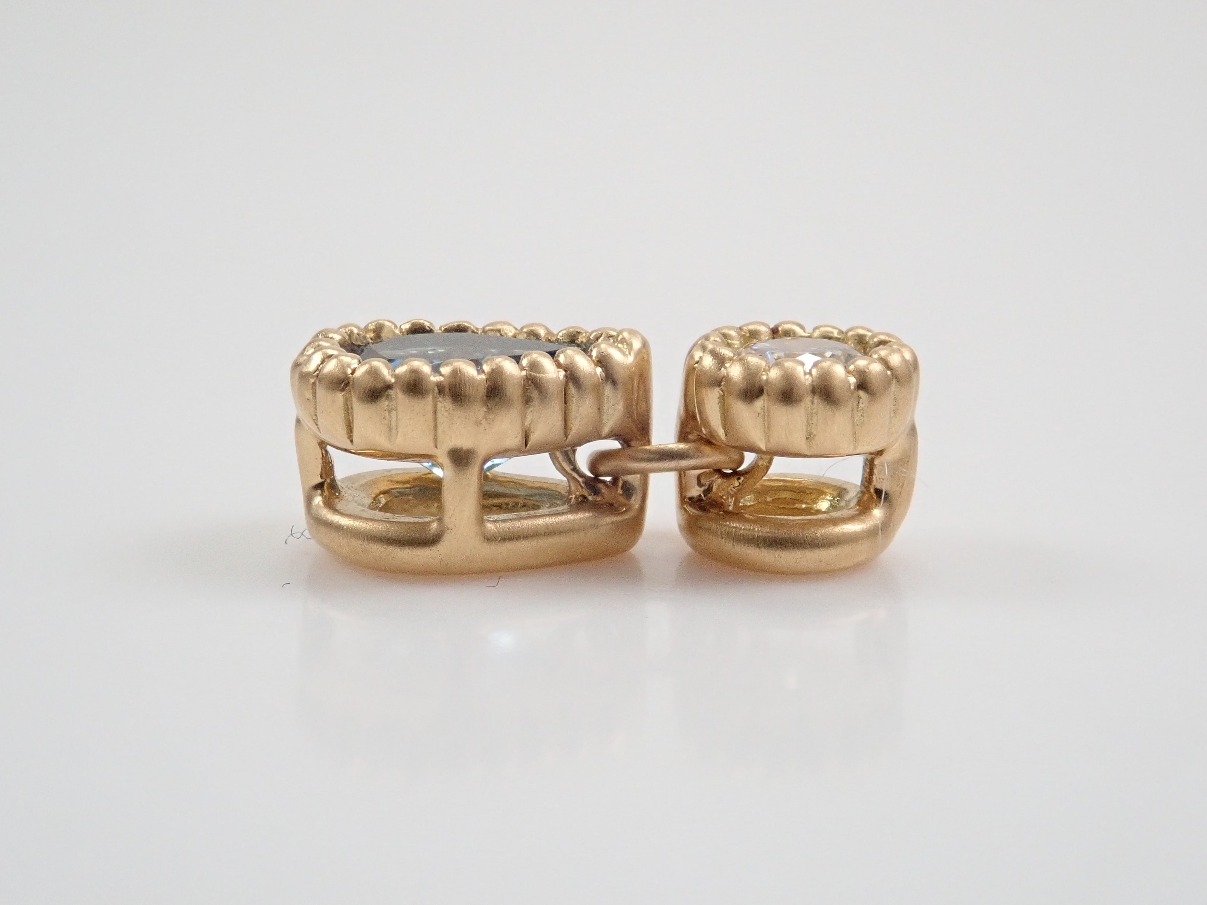 K18YG サンタマリアアクアマリン 0.284ct ペンダントトップ(ネックレストップ)