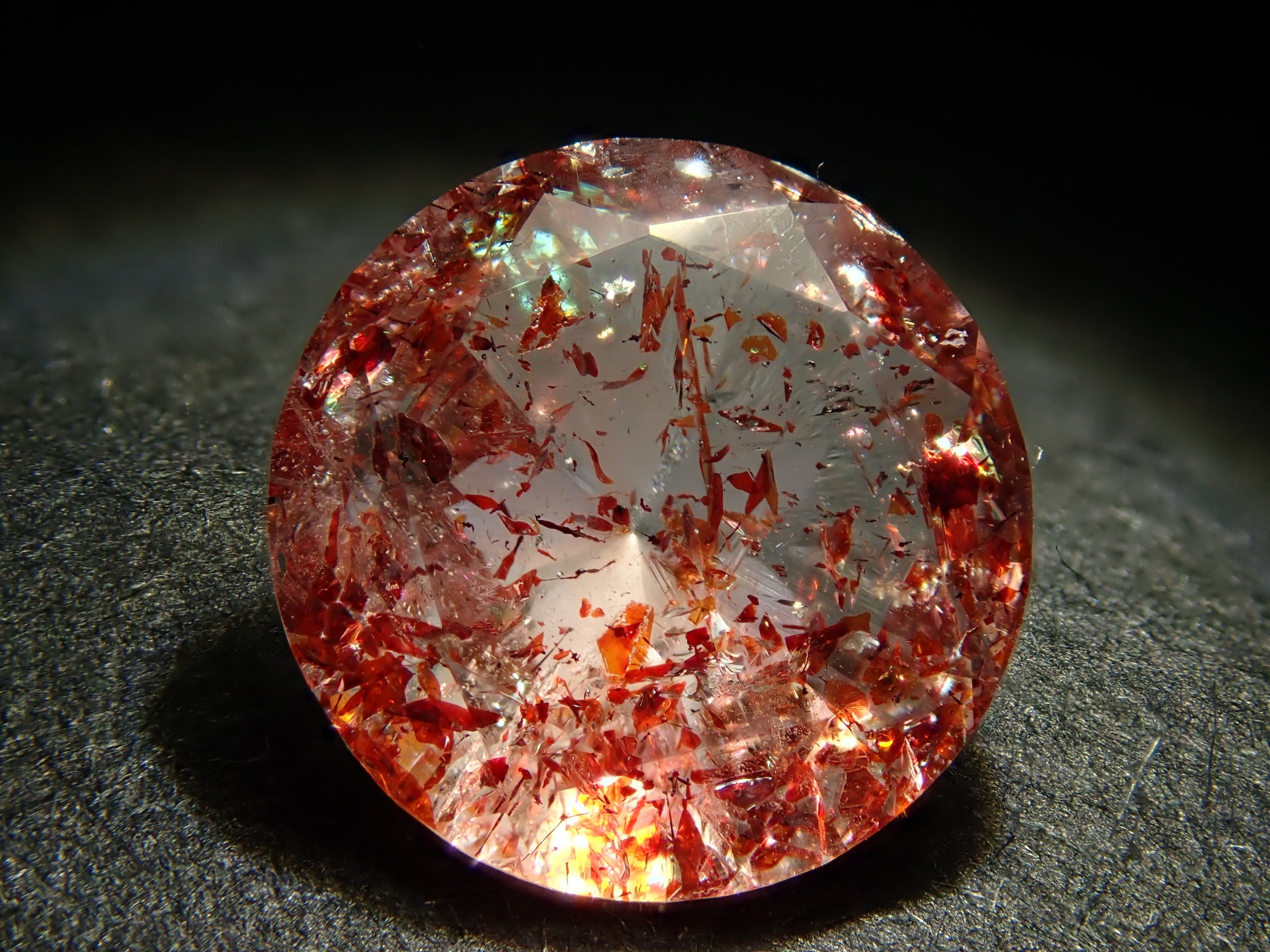 【1/25 22時販売】《限定12石》さくらインカット含むやレピドクロサイトインクォーツガチャ1石ルース《複数購入割引有》