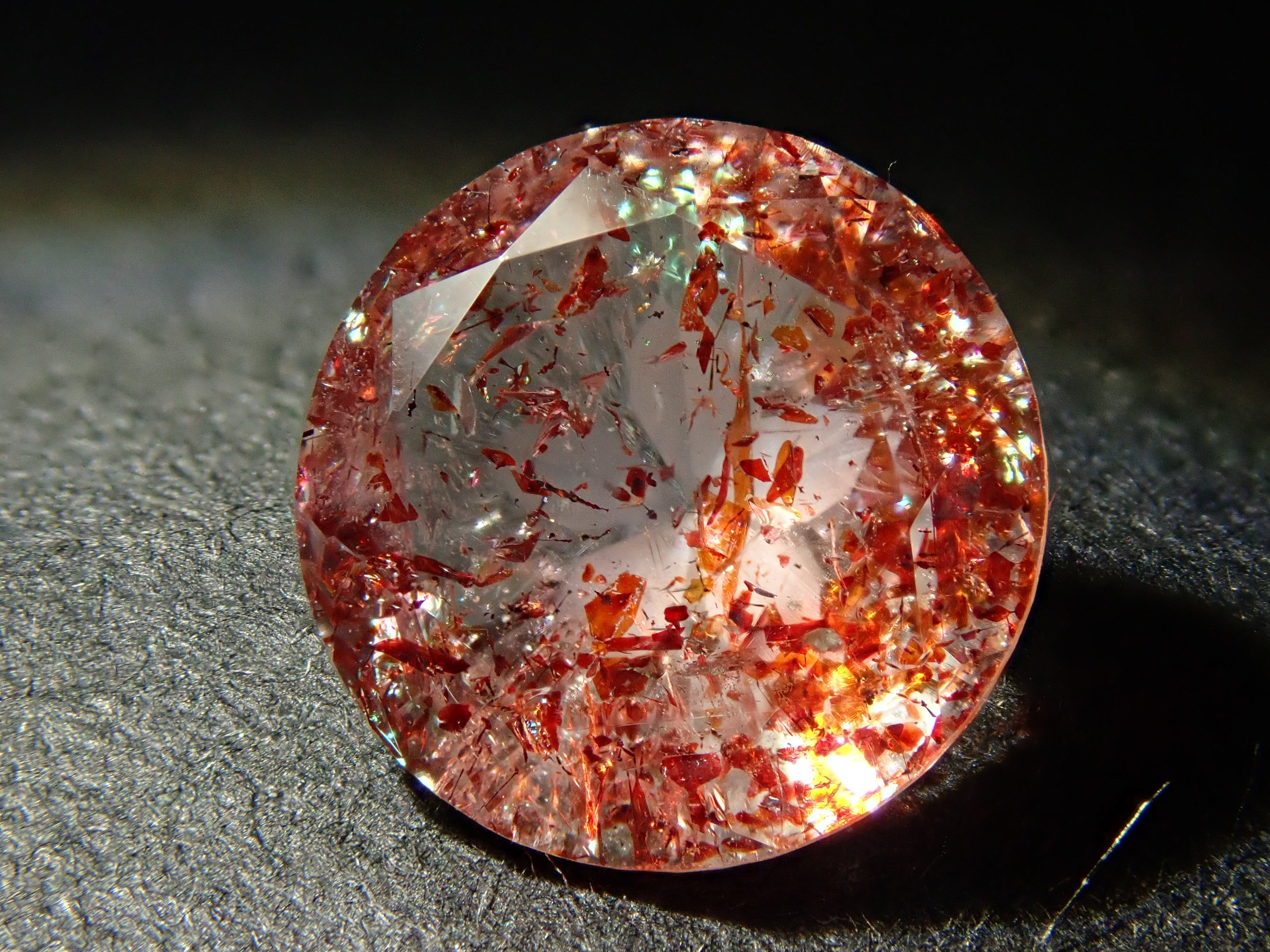 【1/25 22時販売】《限定12石》さくらインカット含むやレピドクロサイトインクォーツガチャ1石ルース《複数購入割引有》