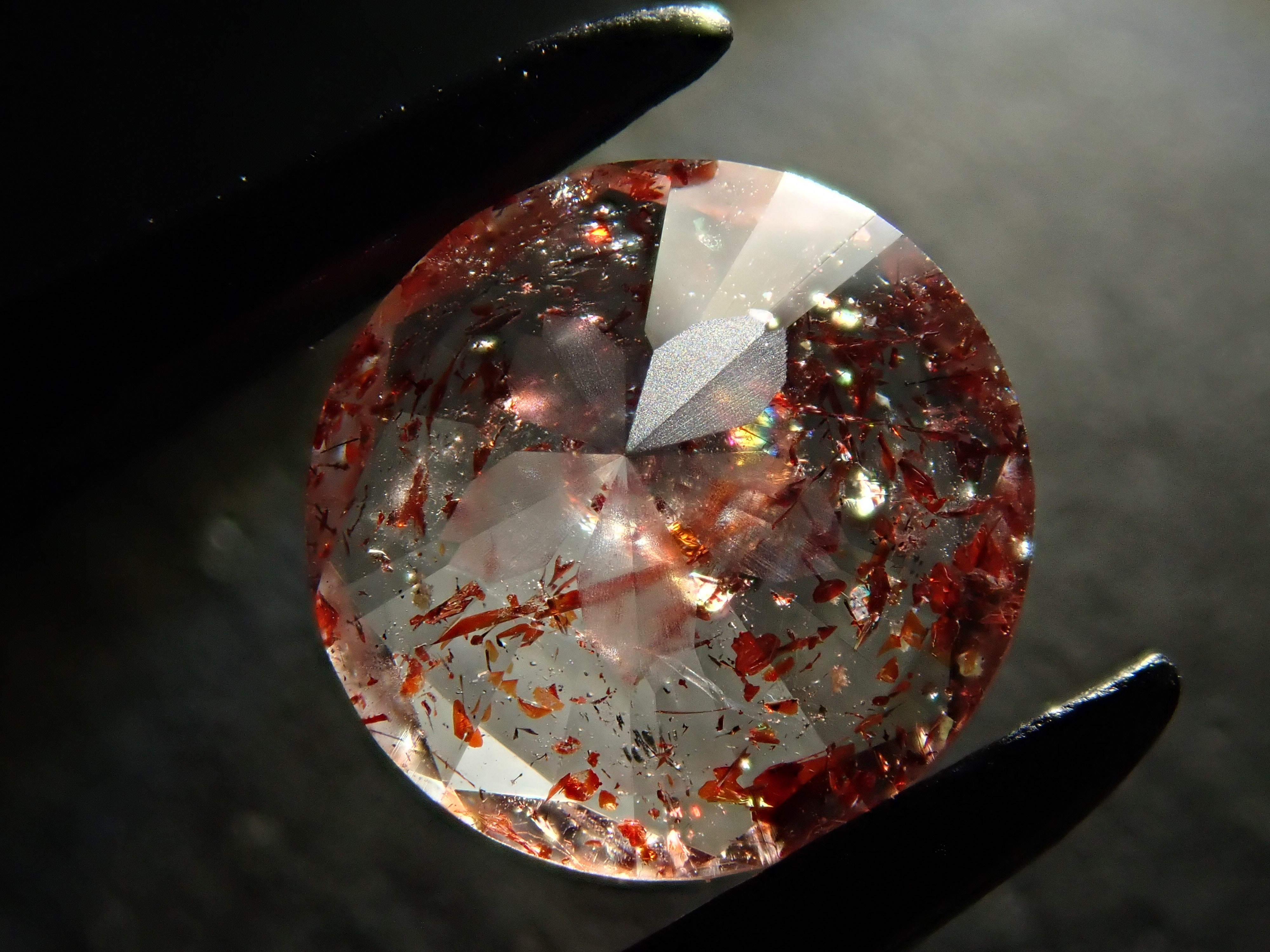 【1/25 22時販売】《限定12石》さくらインカット含むやレピドクロサイトインクォーツガチャ1石ルース《複数購入割引有》