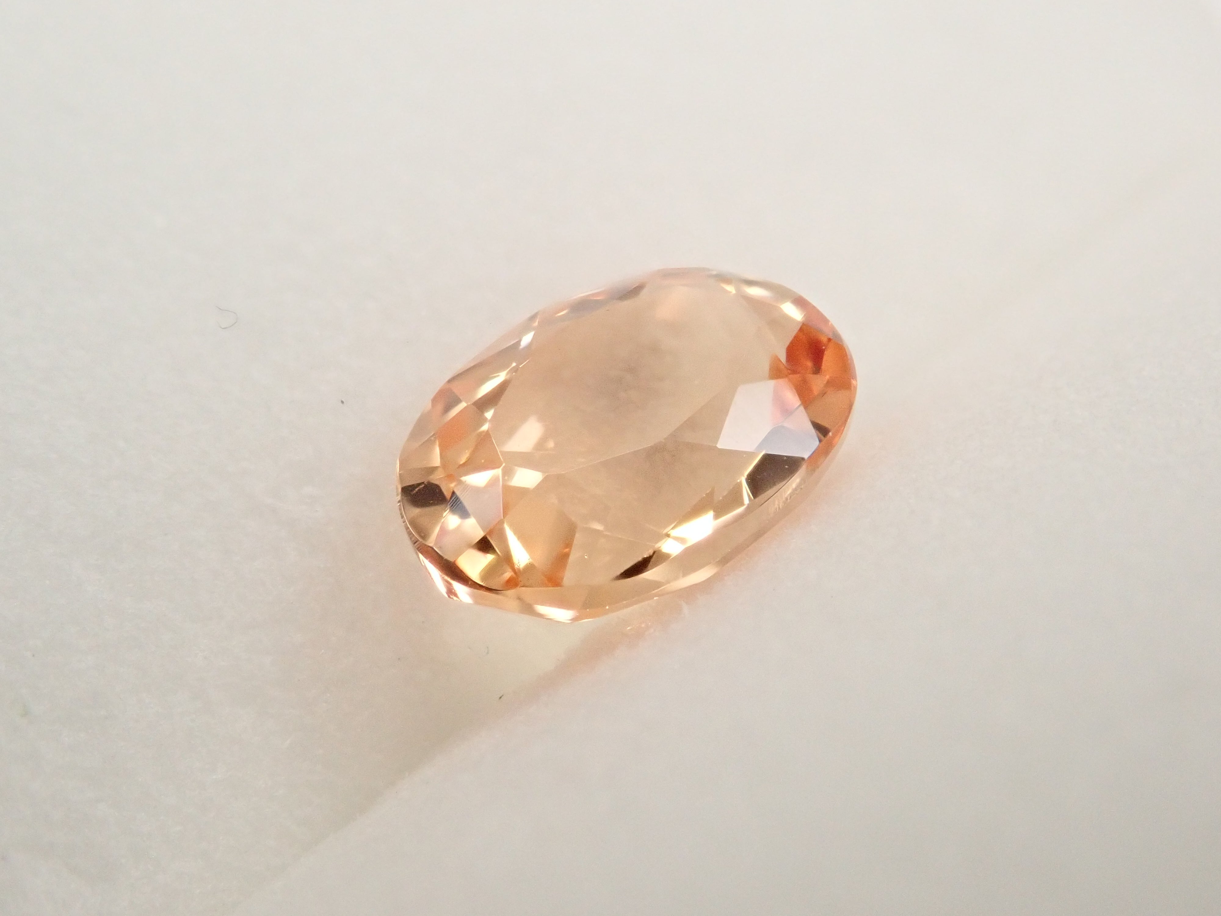 【1/25 22時販売】ブラジル産インペリアルトパーズ 0.939ctルース 鑑別書