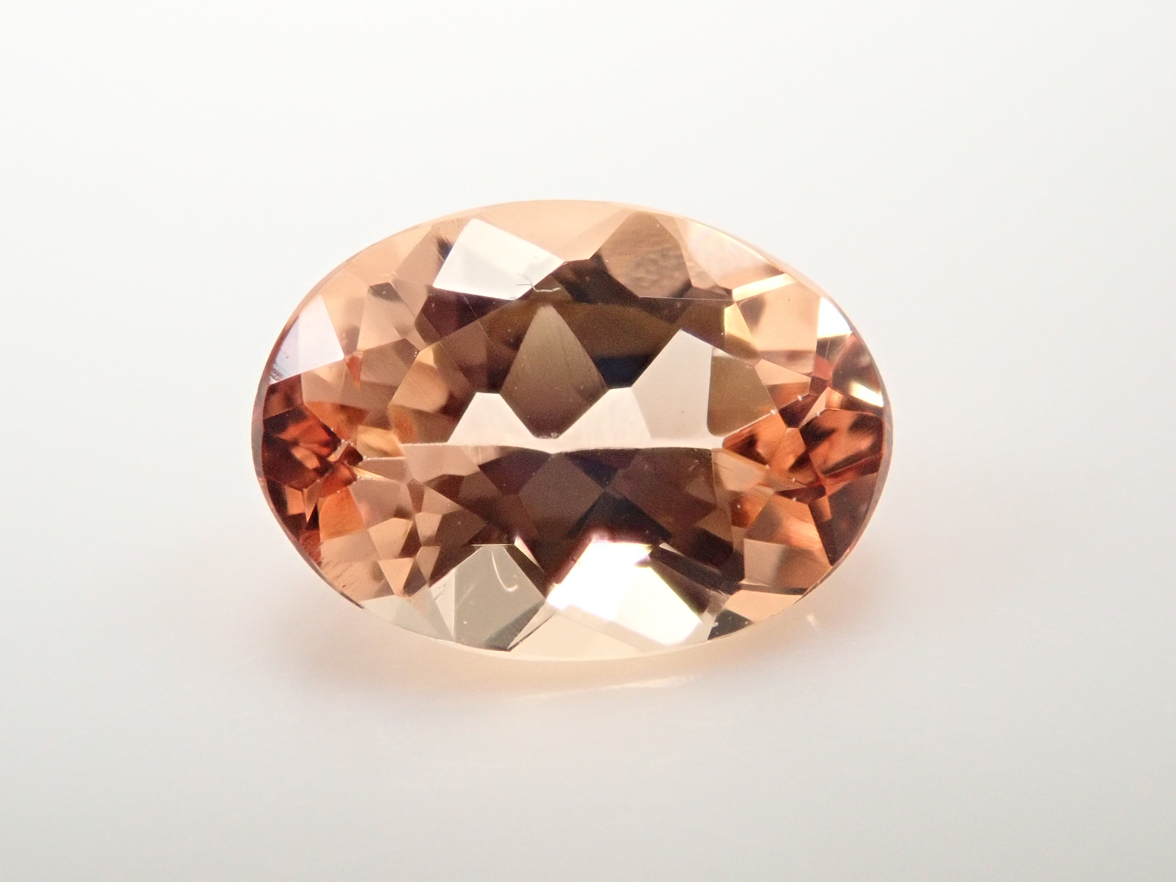 【1/25 22時販売】ブラジル産インペリアルトパーズ 0.901ctルース 鑑別書