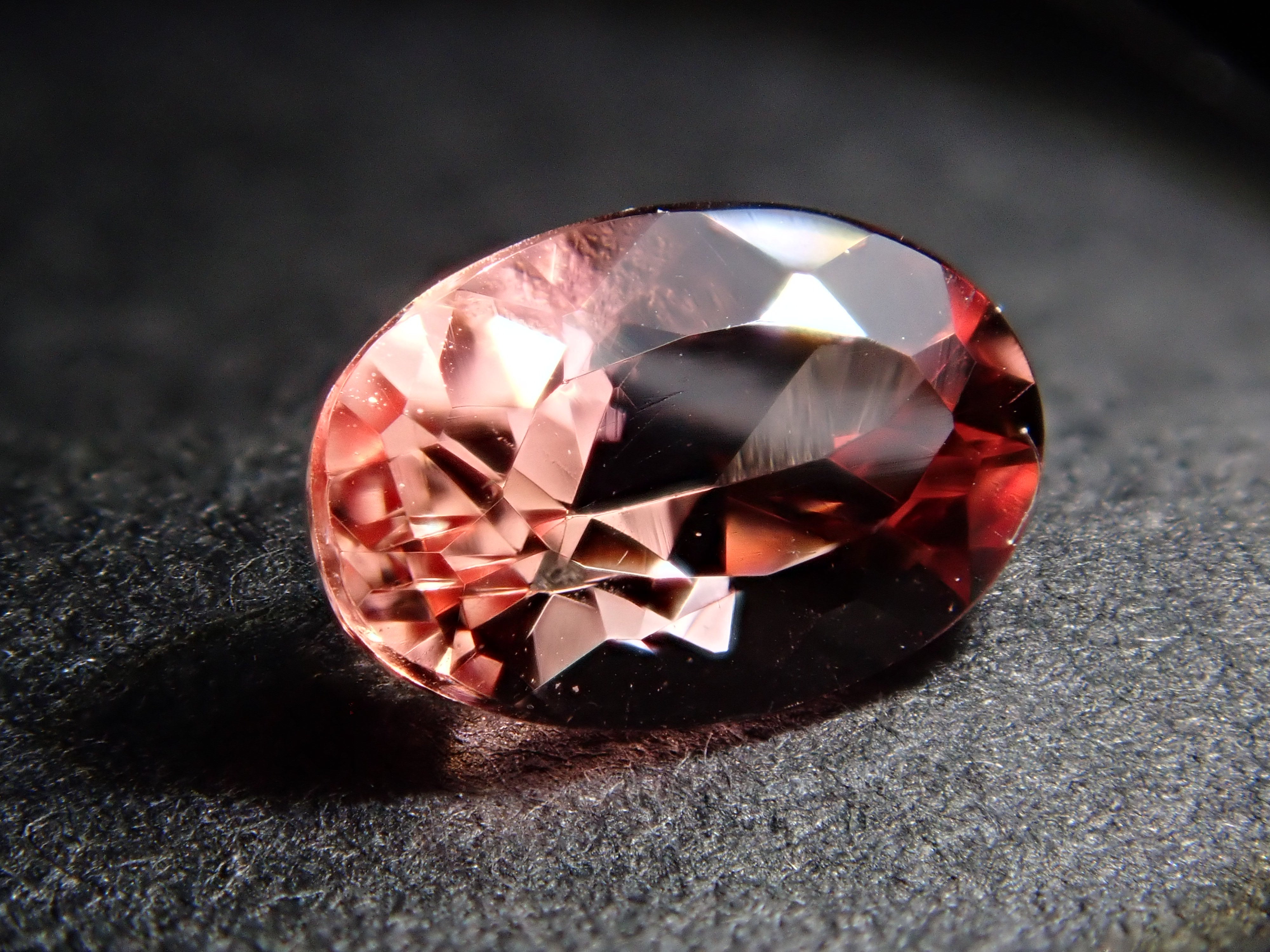 巴西未經加熱的粉紅帝王托帕石(雪莉粉)0.594克拉裸石