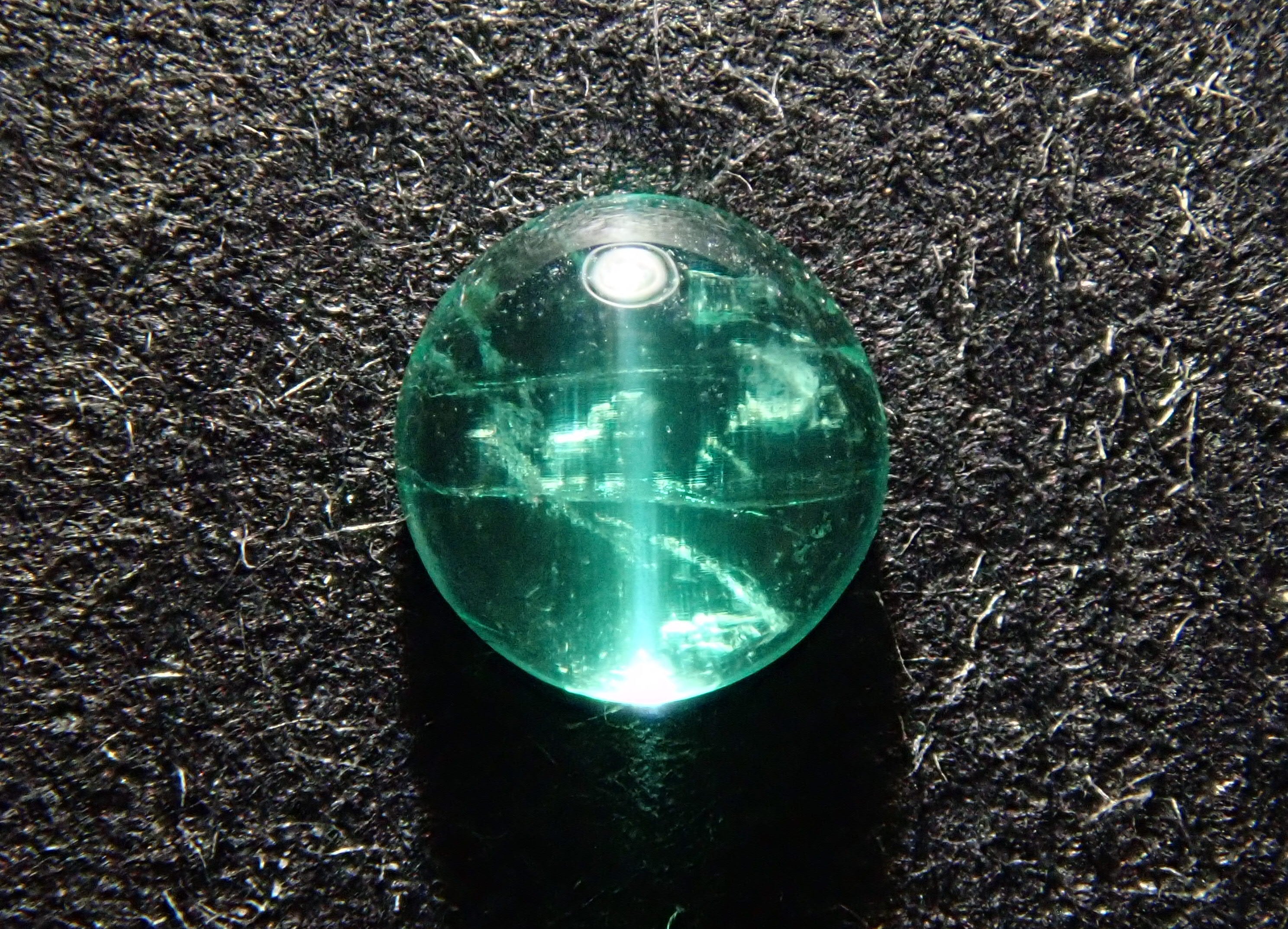 【1/26 22時販売】コロンビア産エメラルドキャッツアイ 3.0mm/0.098ctルース