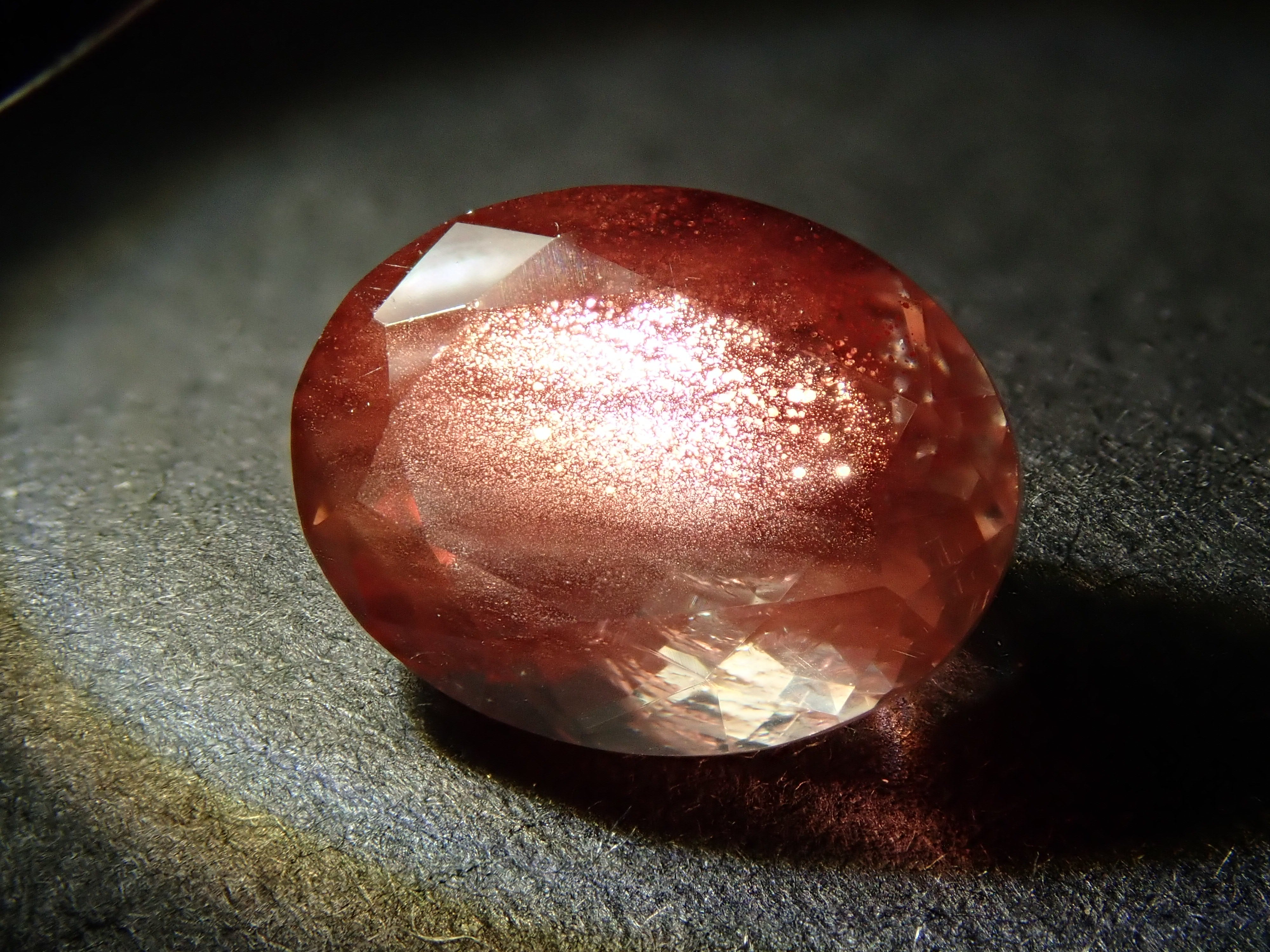 【2/17 22時販売】アメリカ産オレゴンサンストーン 2.160ctルース