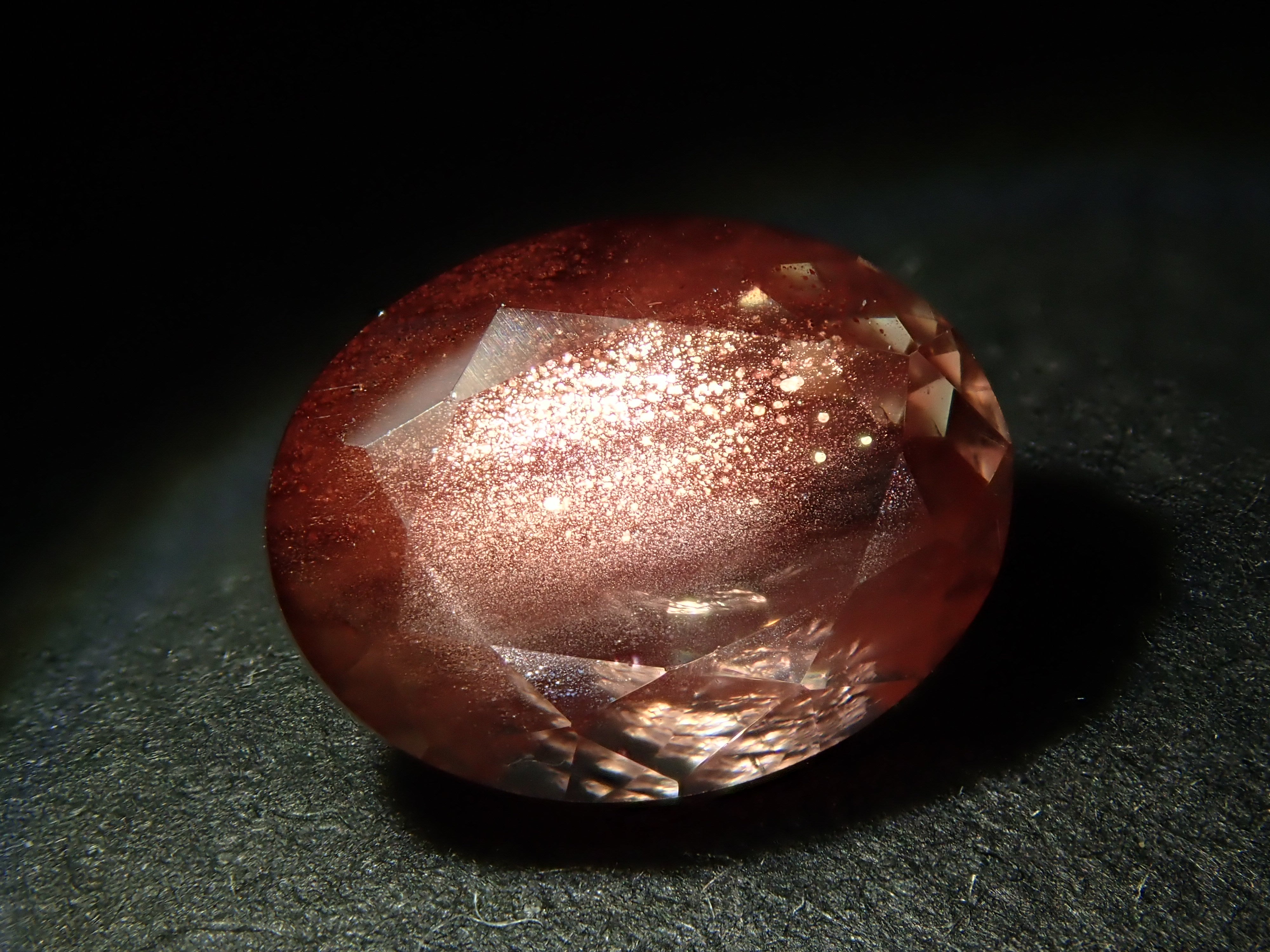 【2/17 22時販売】アメリカ産オレゴンサンストーン 2.160ctルース