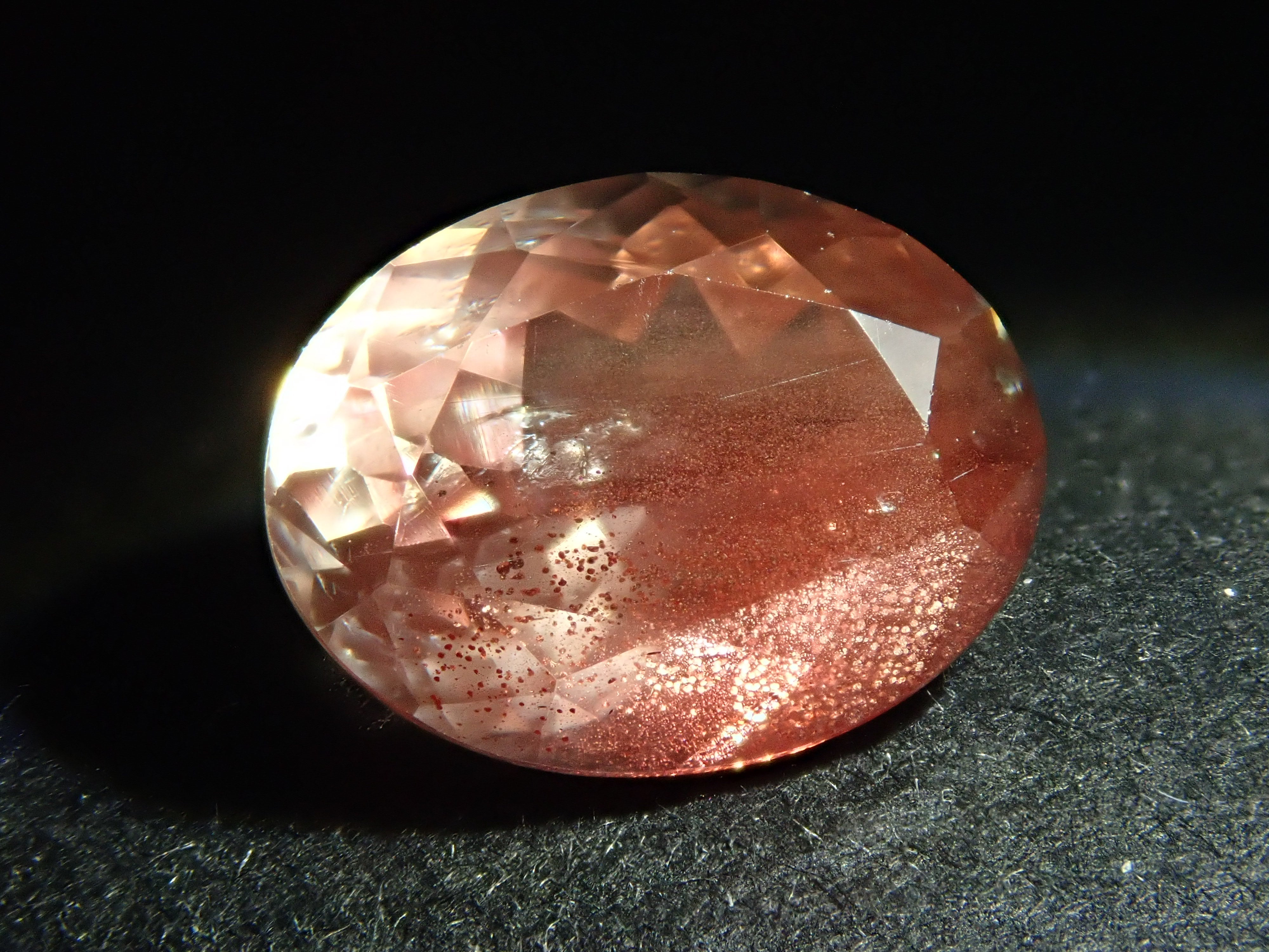 【2/17 22時販売】アメリカ産オレゴンサンストーン 2.160ctルース