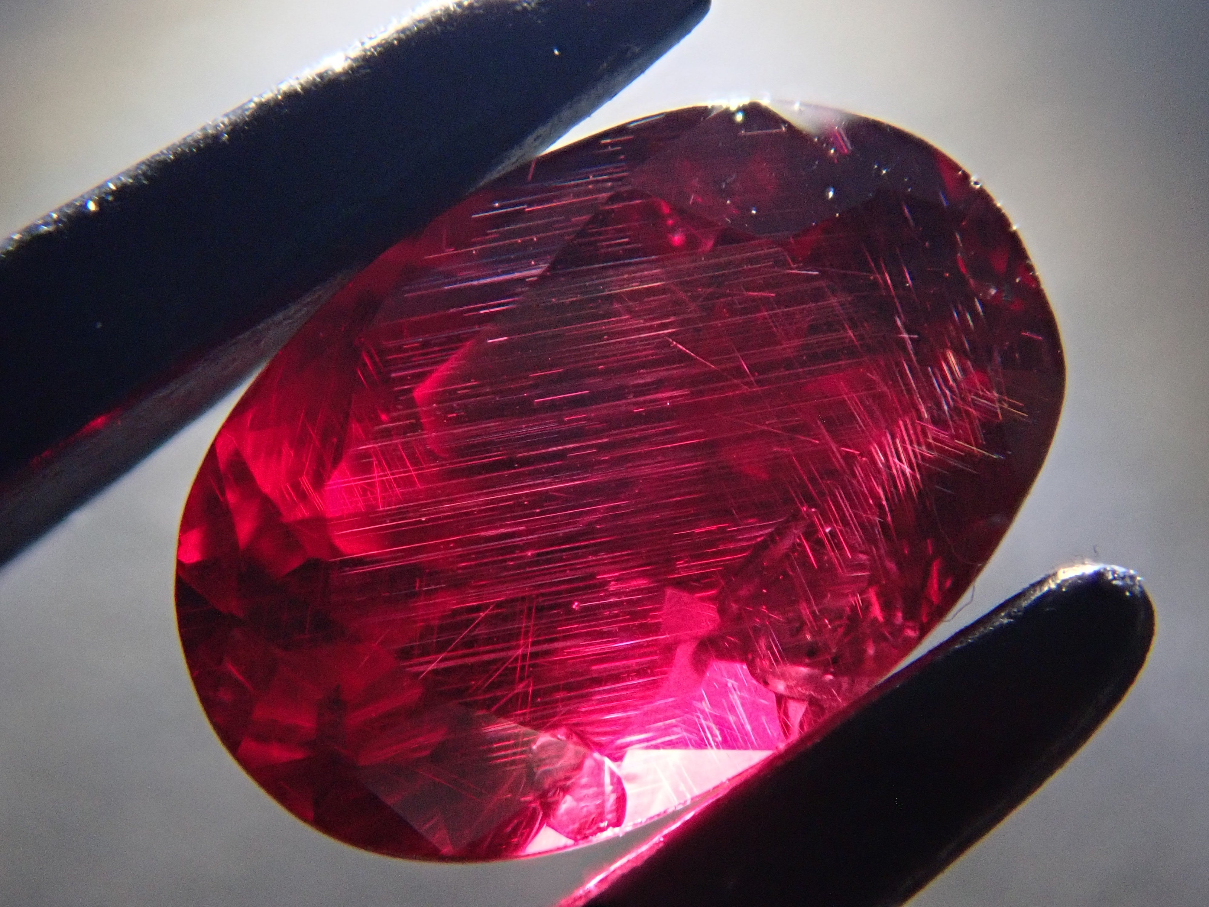 Anthill garnet from the USA (with forsterite) 0.578ct loose