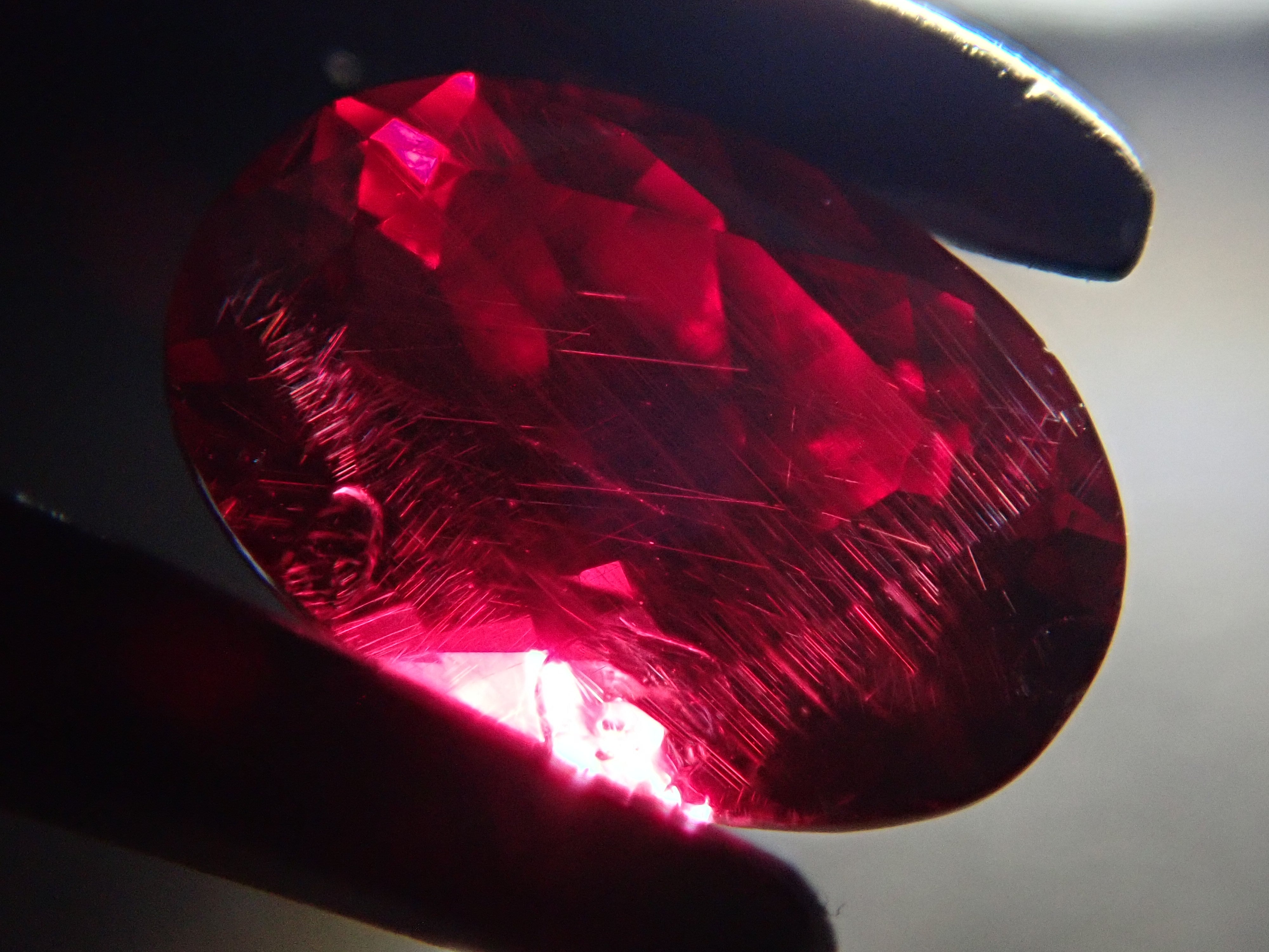 Anthill garnet from the USA (with forsterite) 0.578ct loose