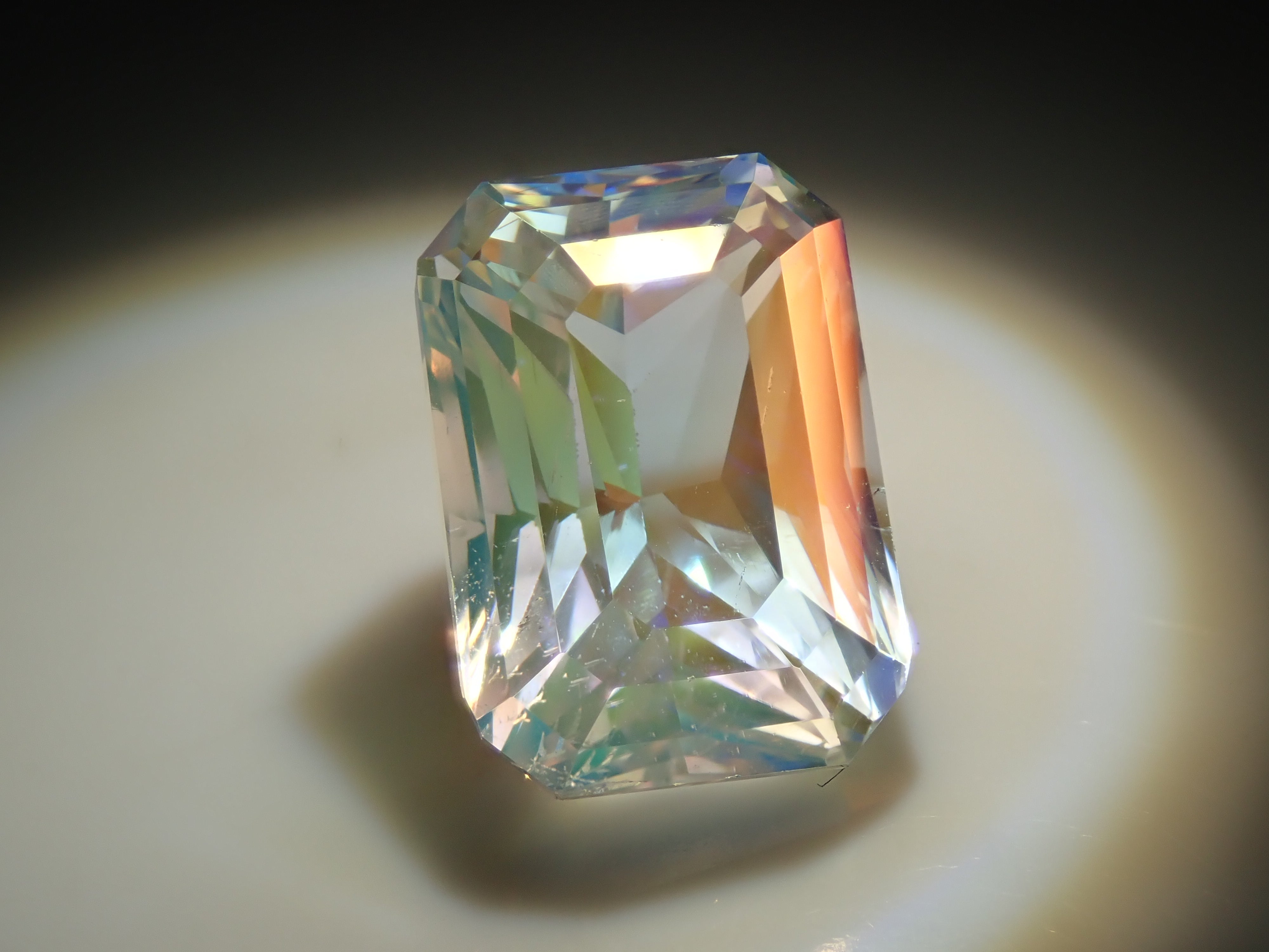 Madagascar Andesine Labradorite (commonly known as Rainbow Moonstone) 4.867ct Loose Stone