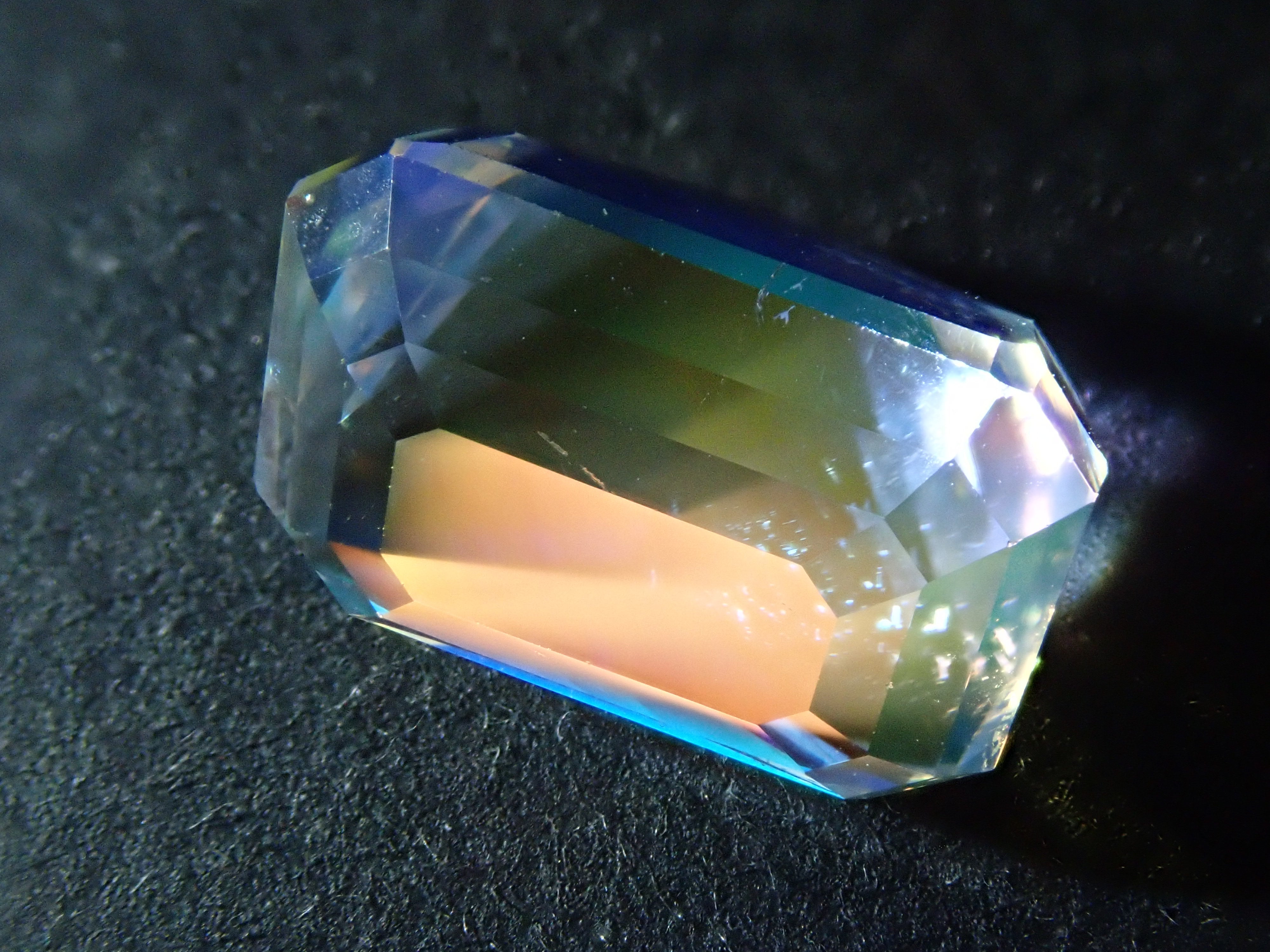 Madagascar Andesine Labradorite (commonly known as Rainbow Moonstone) 4.867ct Loose Stone