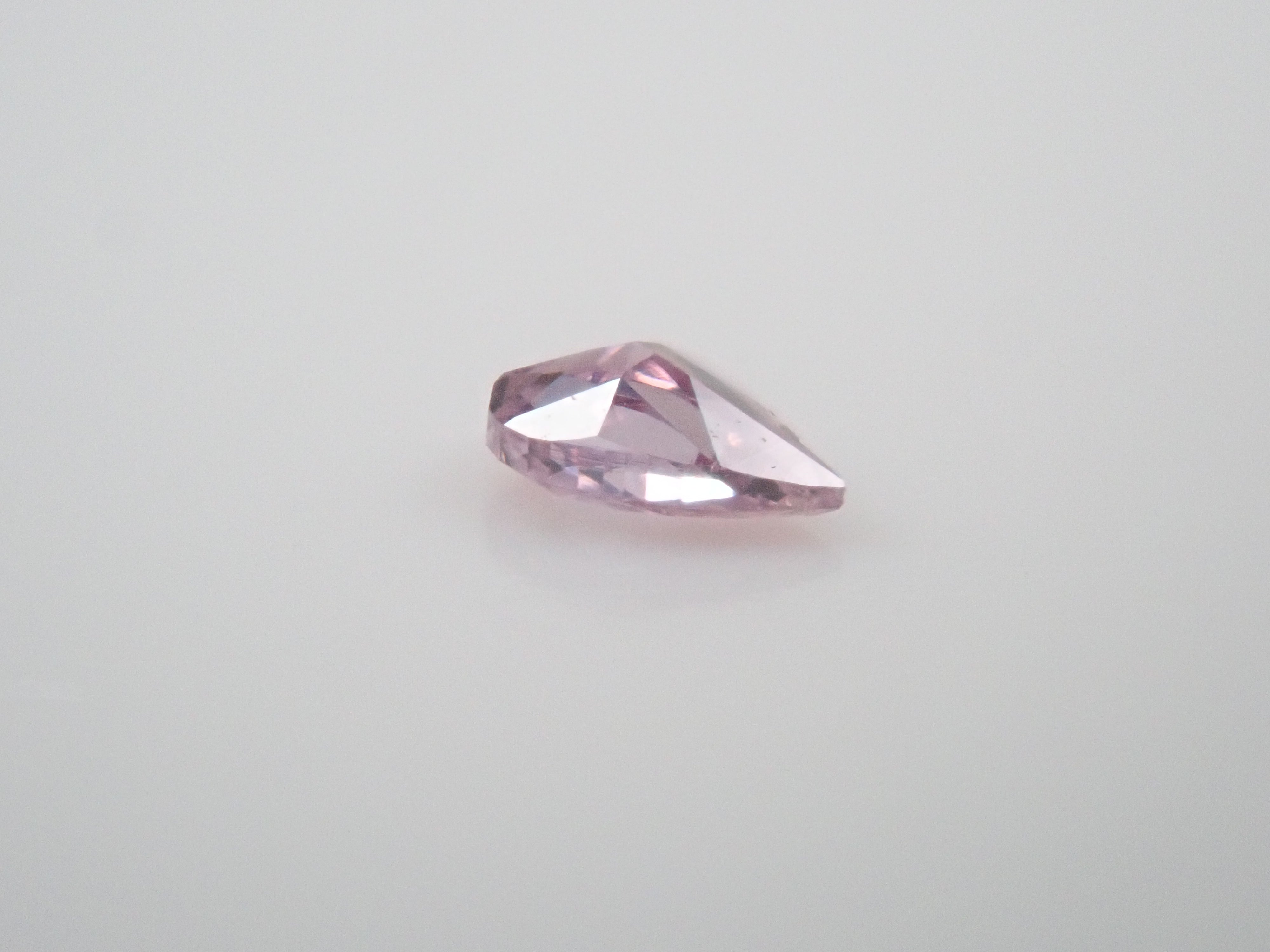 ピンクダイヤモンド 0.021ルース(FANCY INTENSE PURPLE PINK, SI2)