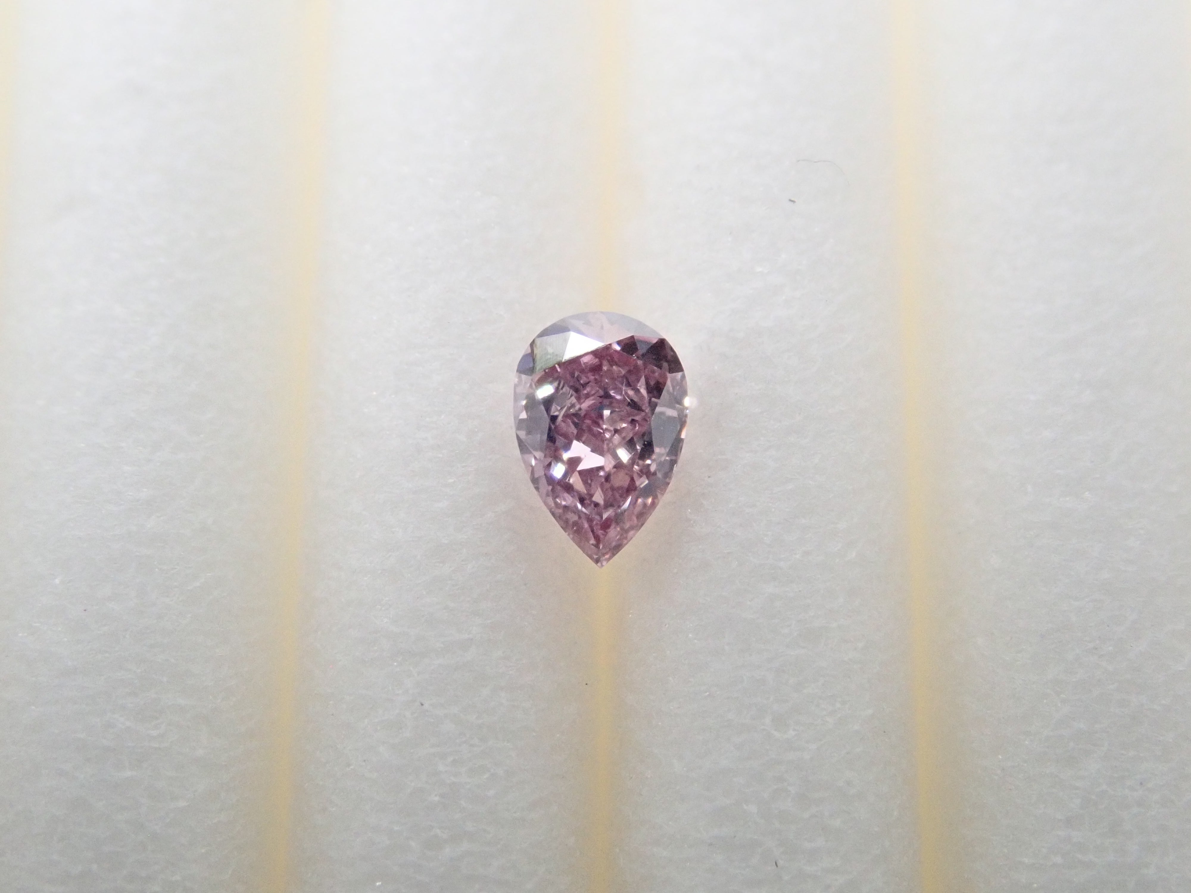 ピンクダイヤモンド 0.073ルース(FANCY DEEP PURPLISH PINK, SI1)