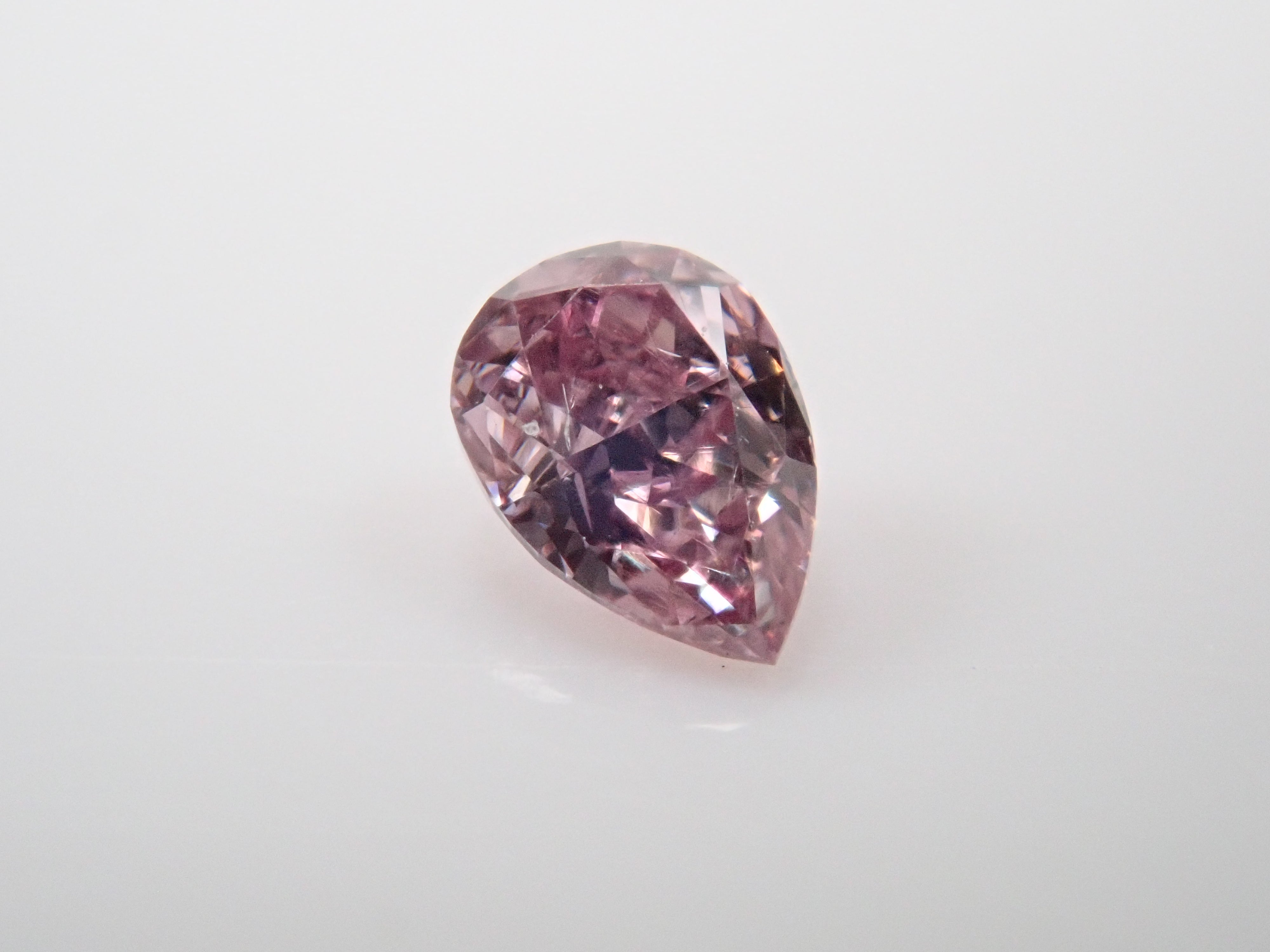 ピンクダイヤモンド 0.073ルース(FANCY DEEP PURPLISH PINK, SI1)