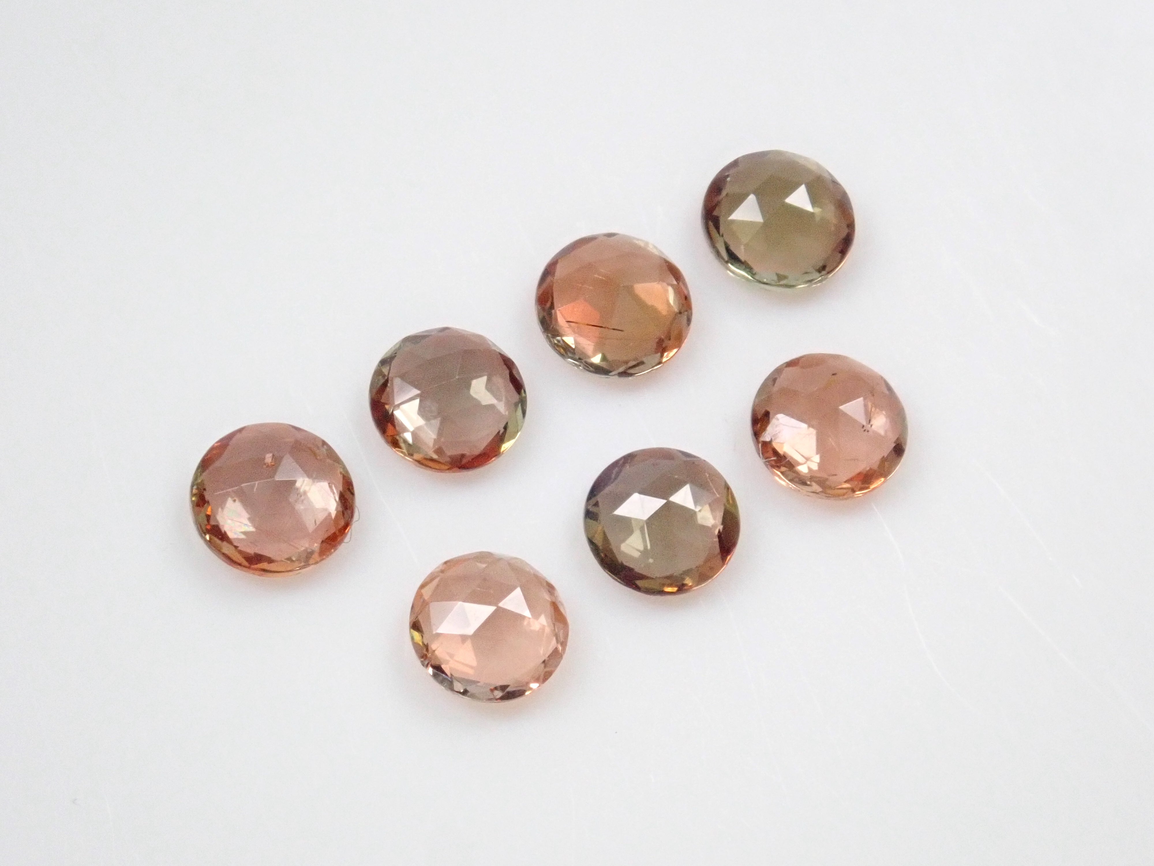 《限定7石》【KEN氏】スペイン産アンダリュサイト1石ルース(ローズカット,3.5mm)《複数購入割引》【安部祐一朗さん作品モチーフ】