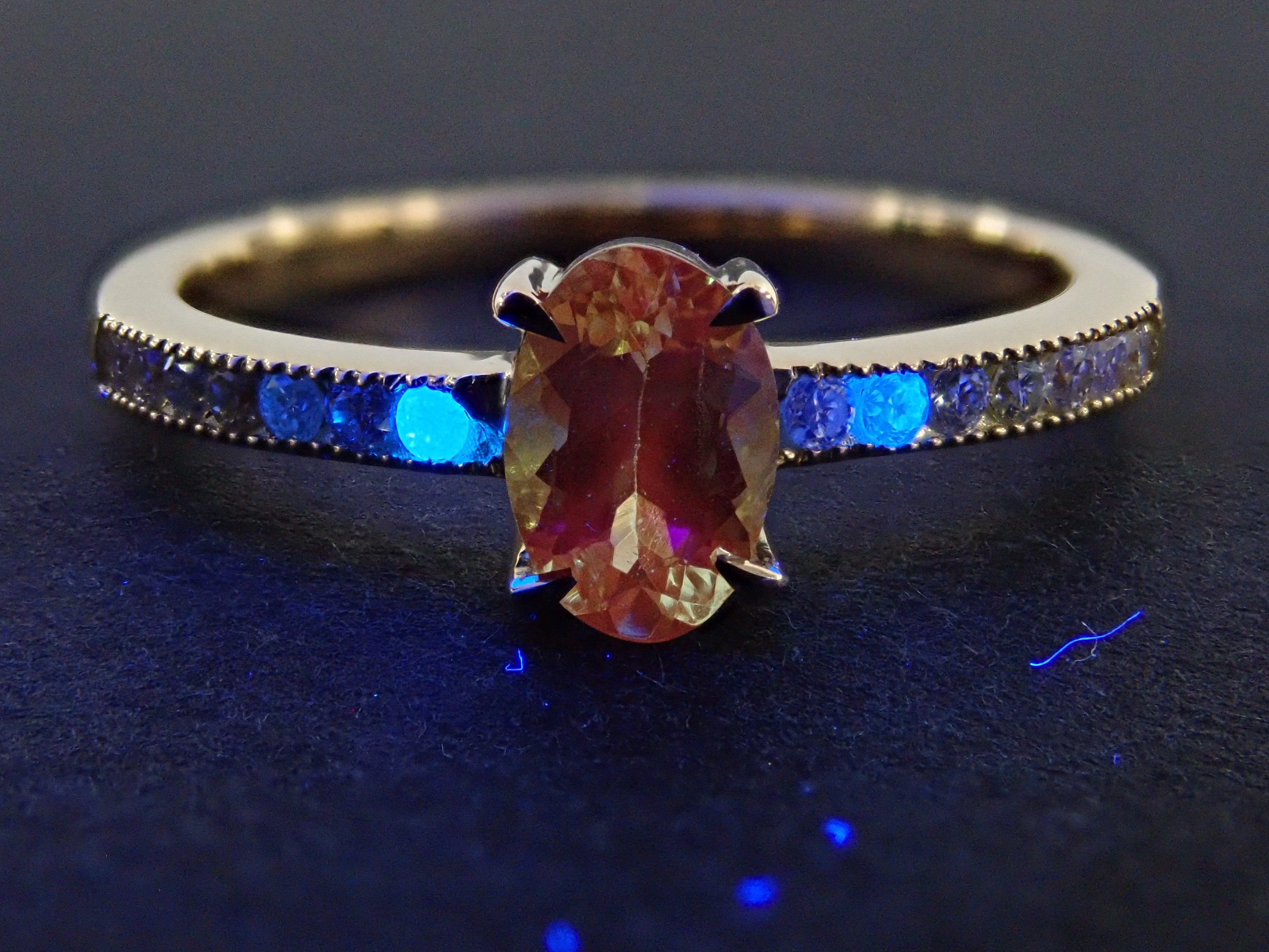 K18ミントガーネット0.513ct リング