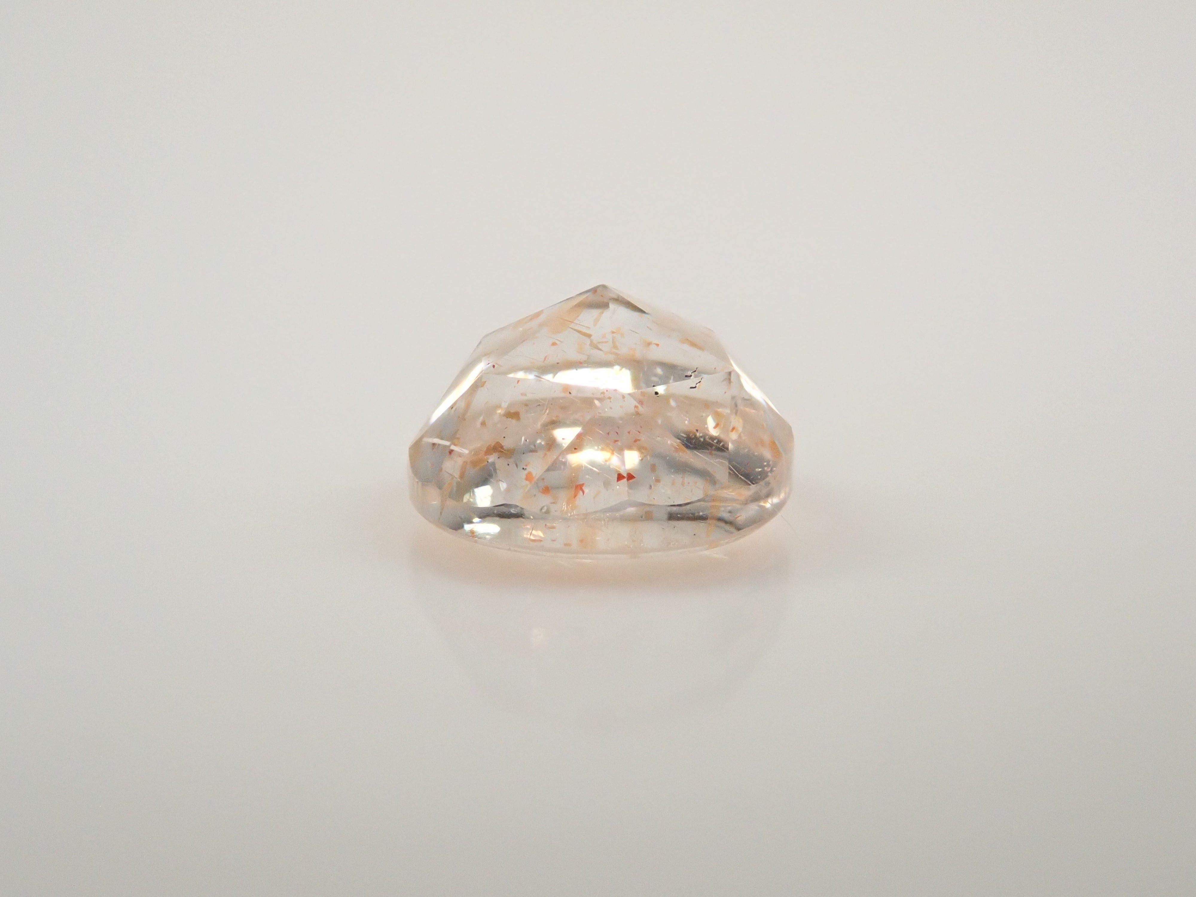 【2/7 22時販売】ブラジル産サンストーン 5.1mm/0.532ctルース(ローズクォーツ)