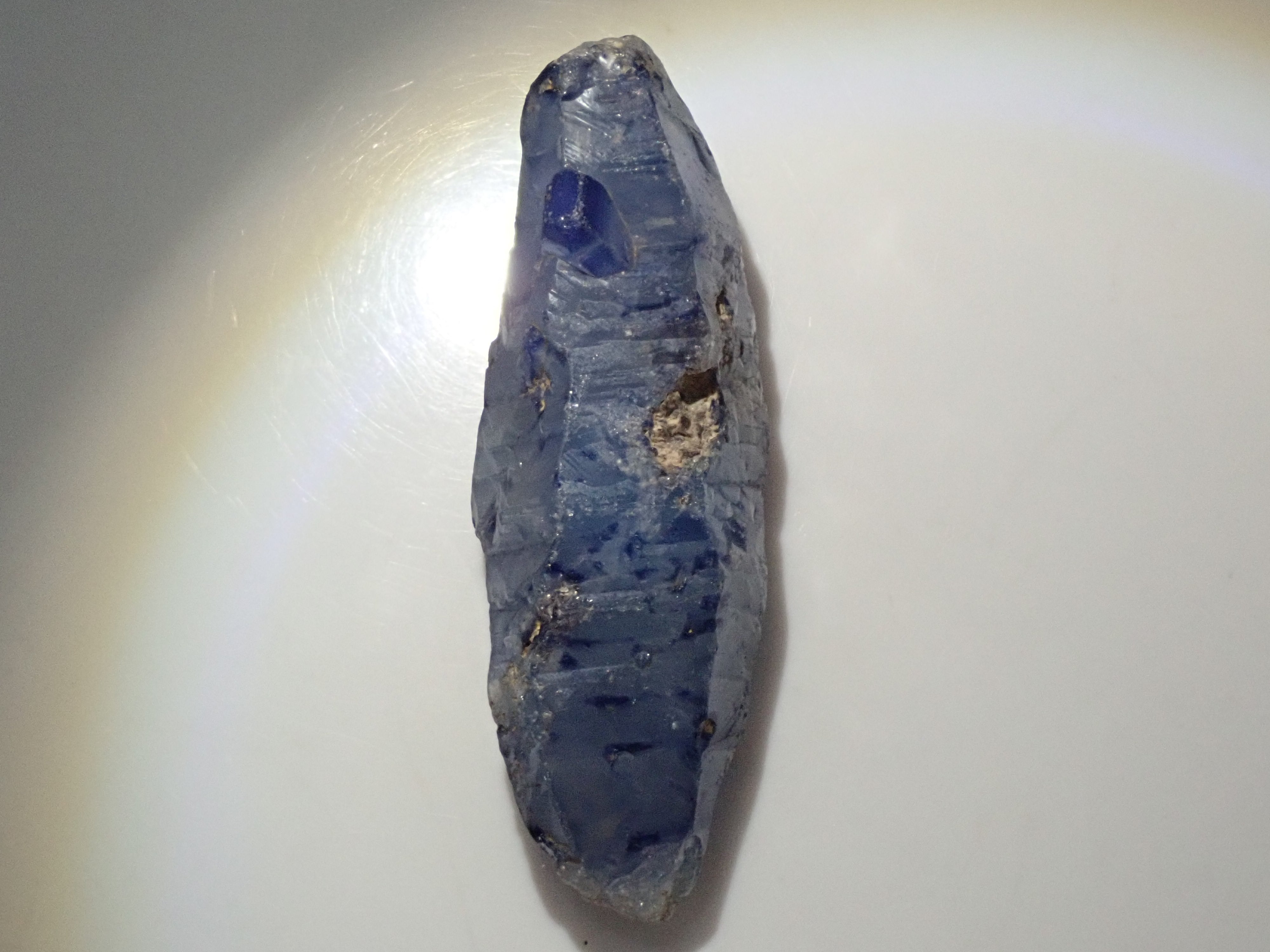 【抽選販売_20260301_15】スリランカ産グラスボディ(サファイアクリスタル) 142.496ct原石